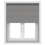 Winfield Blackout Shadow Grey Motorised Roller Blind