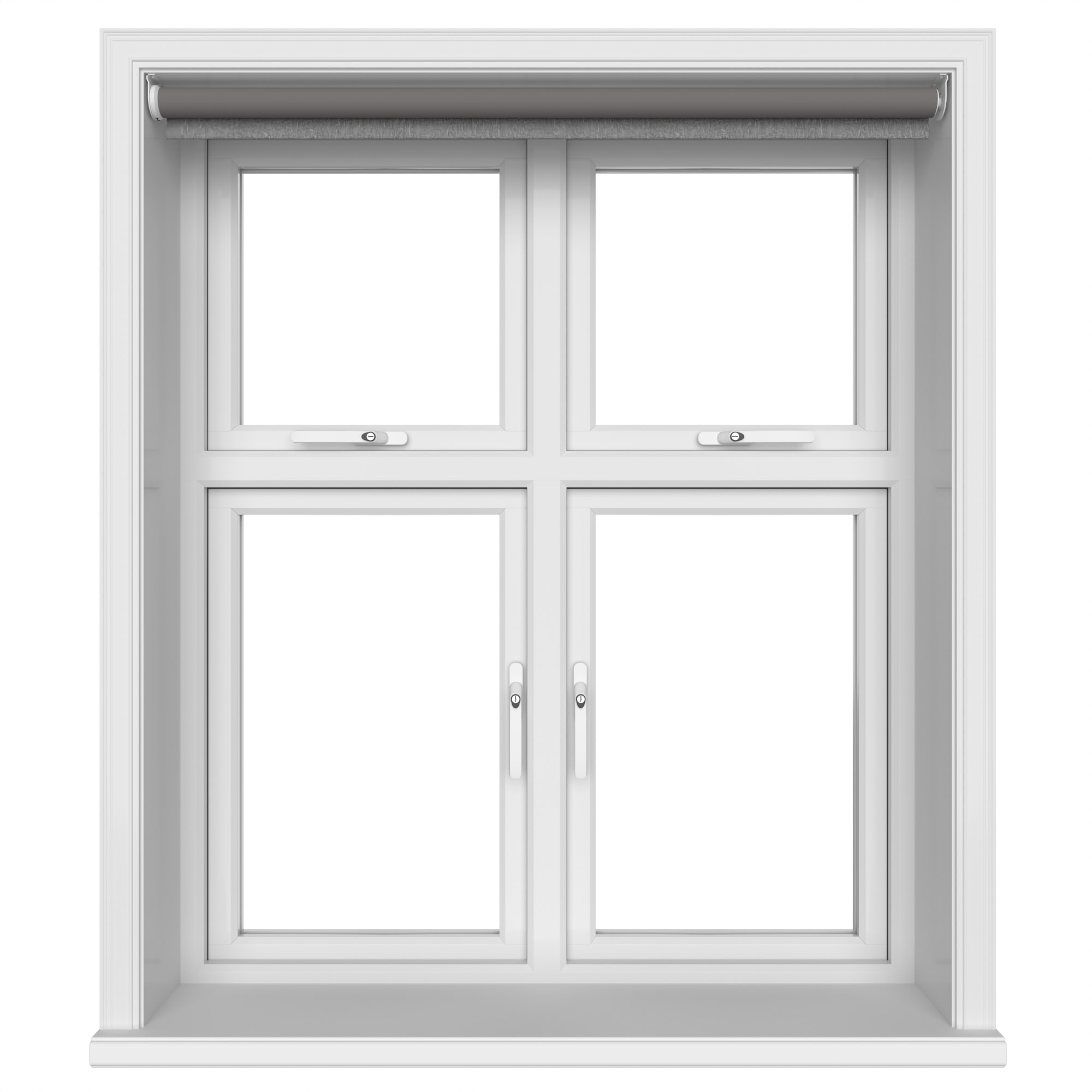 Winfield Blackout Shadow Grey Motorised Roller Blind - Image 3
