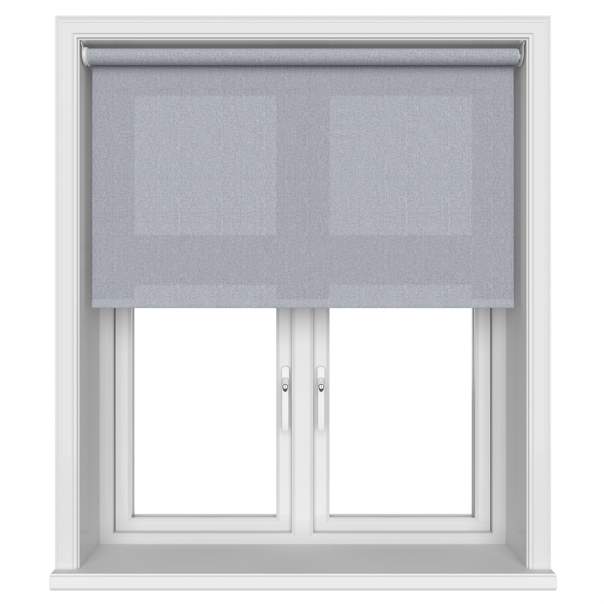 Winfield Denim Blue Motorised Roller Blind