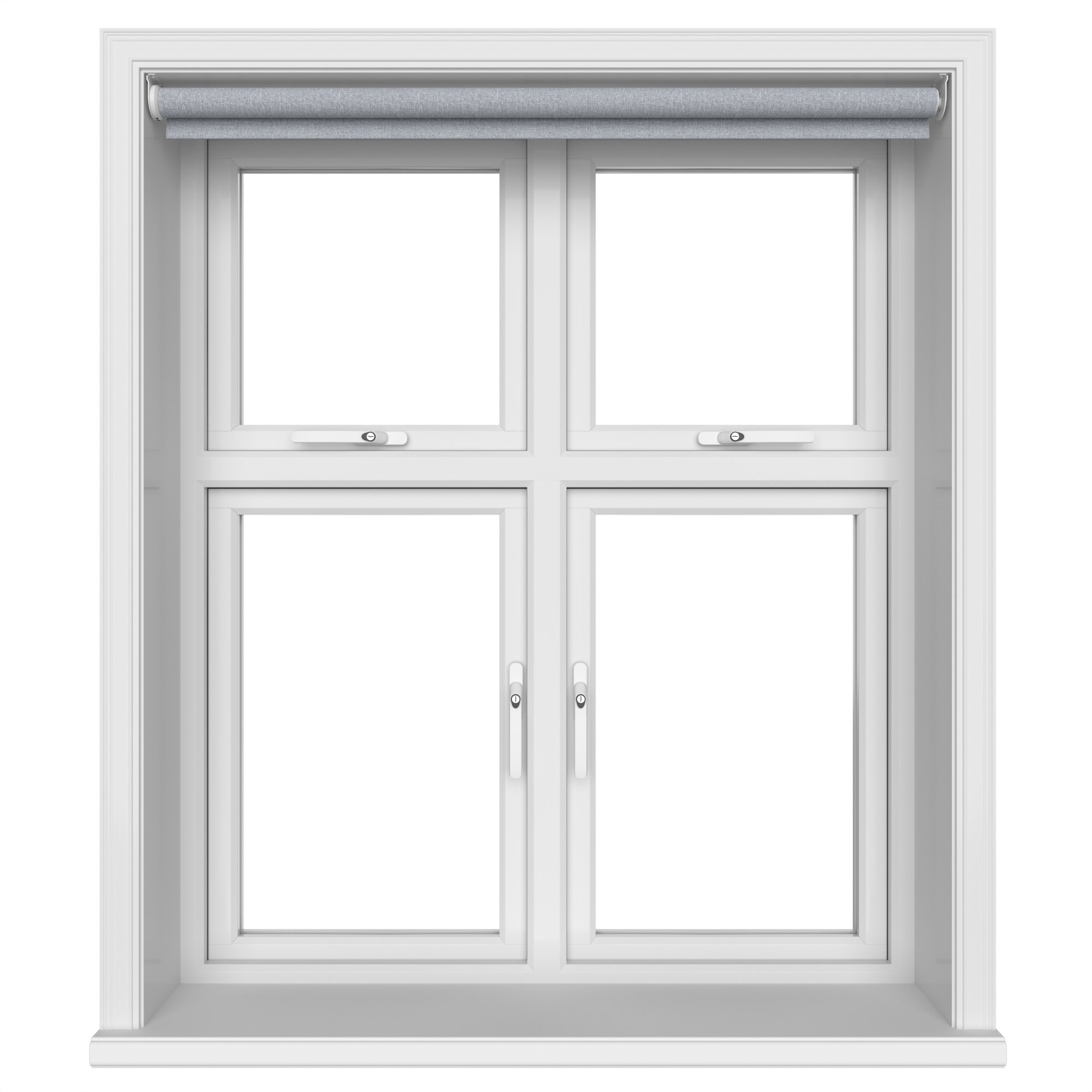 Winfield Denim Blue Motorised Roller Blind - Image 3