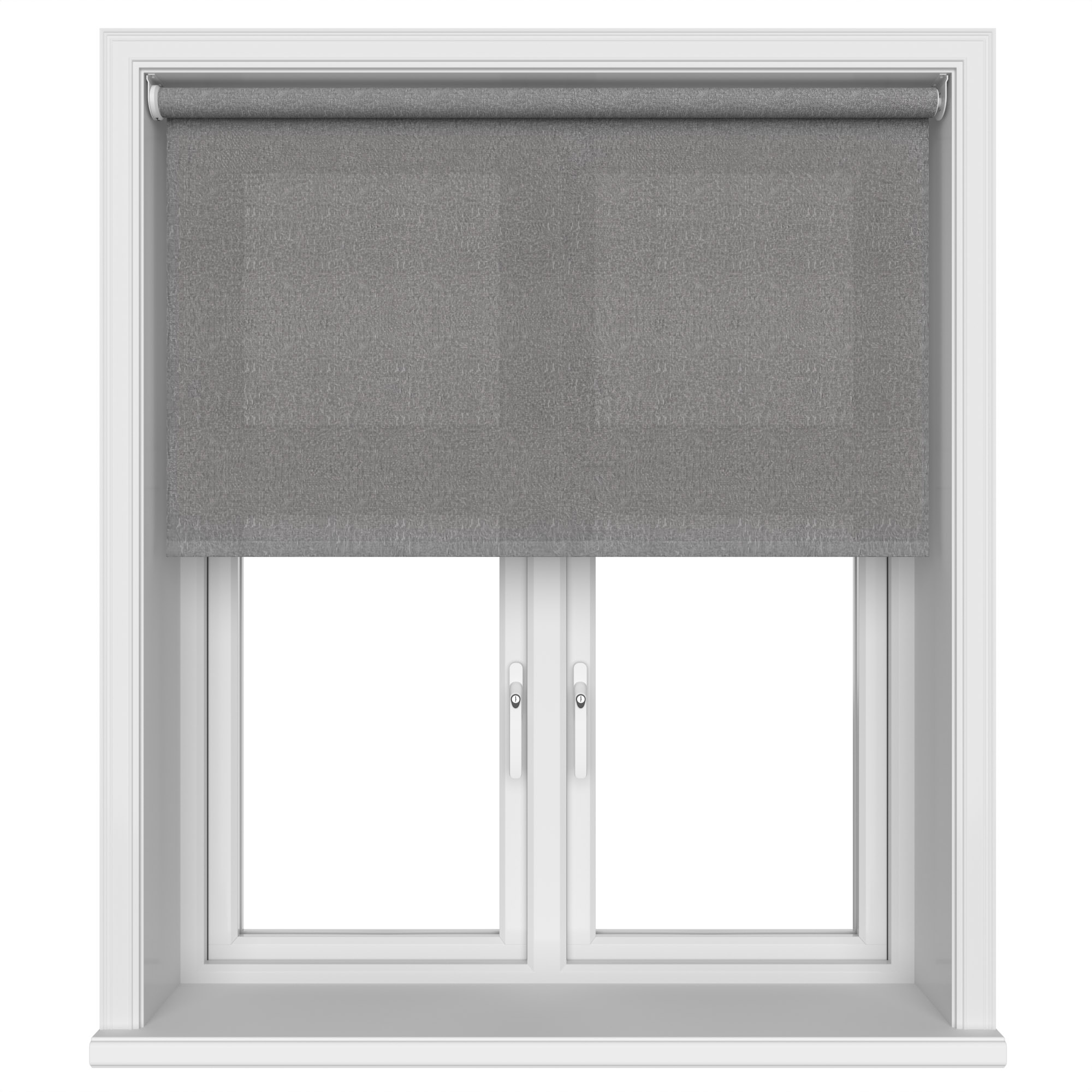 Winfield Shadow Grey Motorised Roller Blind