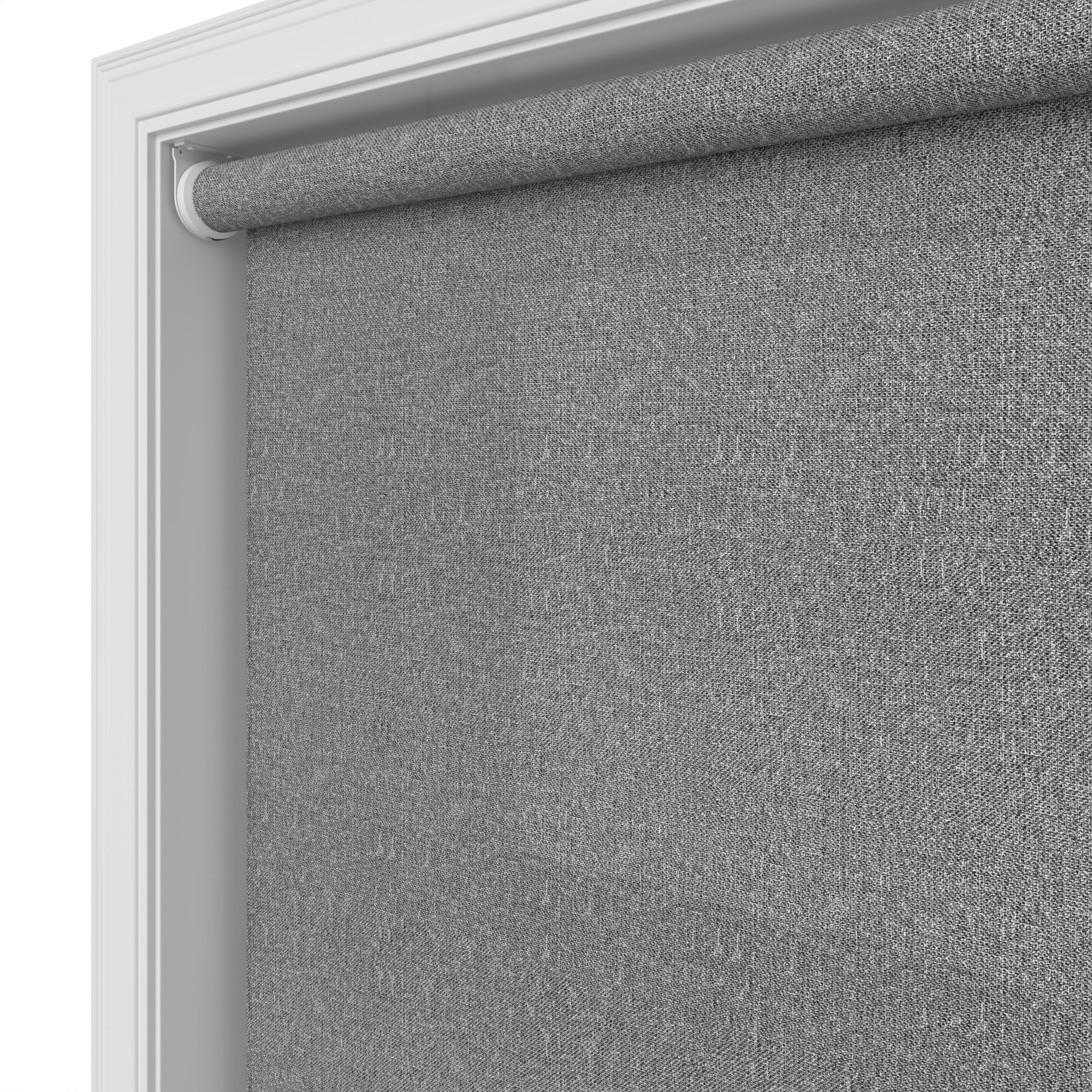 Winfield Shadow Grey Motorised Roller Blind - Image 4