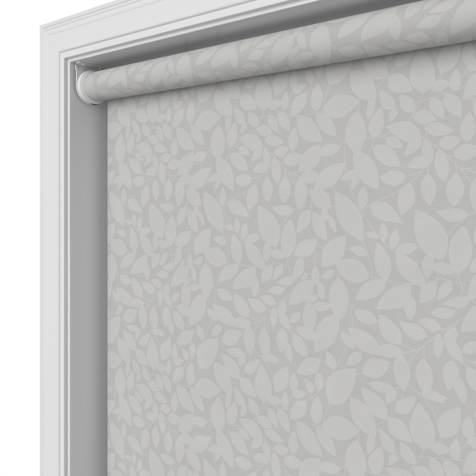 Thicket Blackout Light Stone Motorised Roller Blind - Image 4
