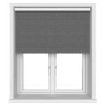 Brooklyn Blackout Graphite Motorised Roller Blind