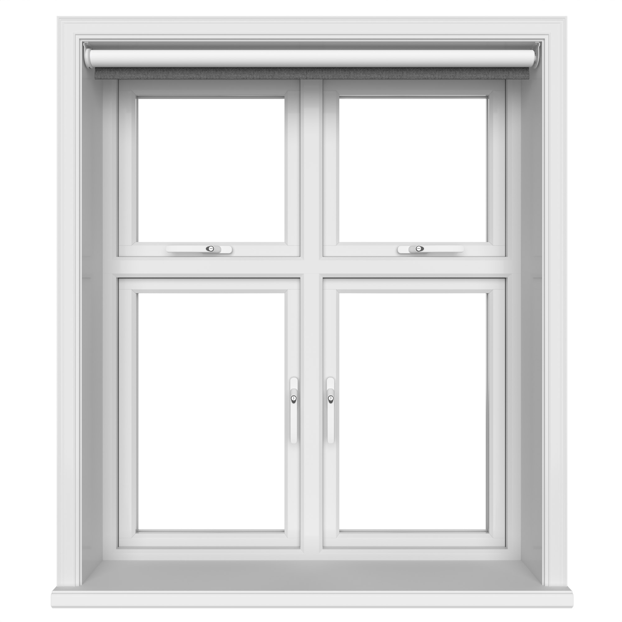 Brooklyn Blackout Graphite Motorised Roller Blind - Image 3