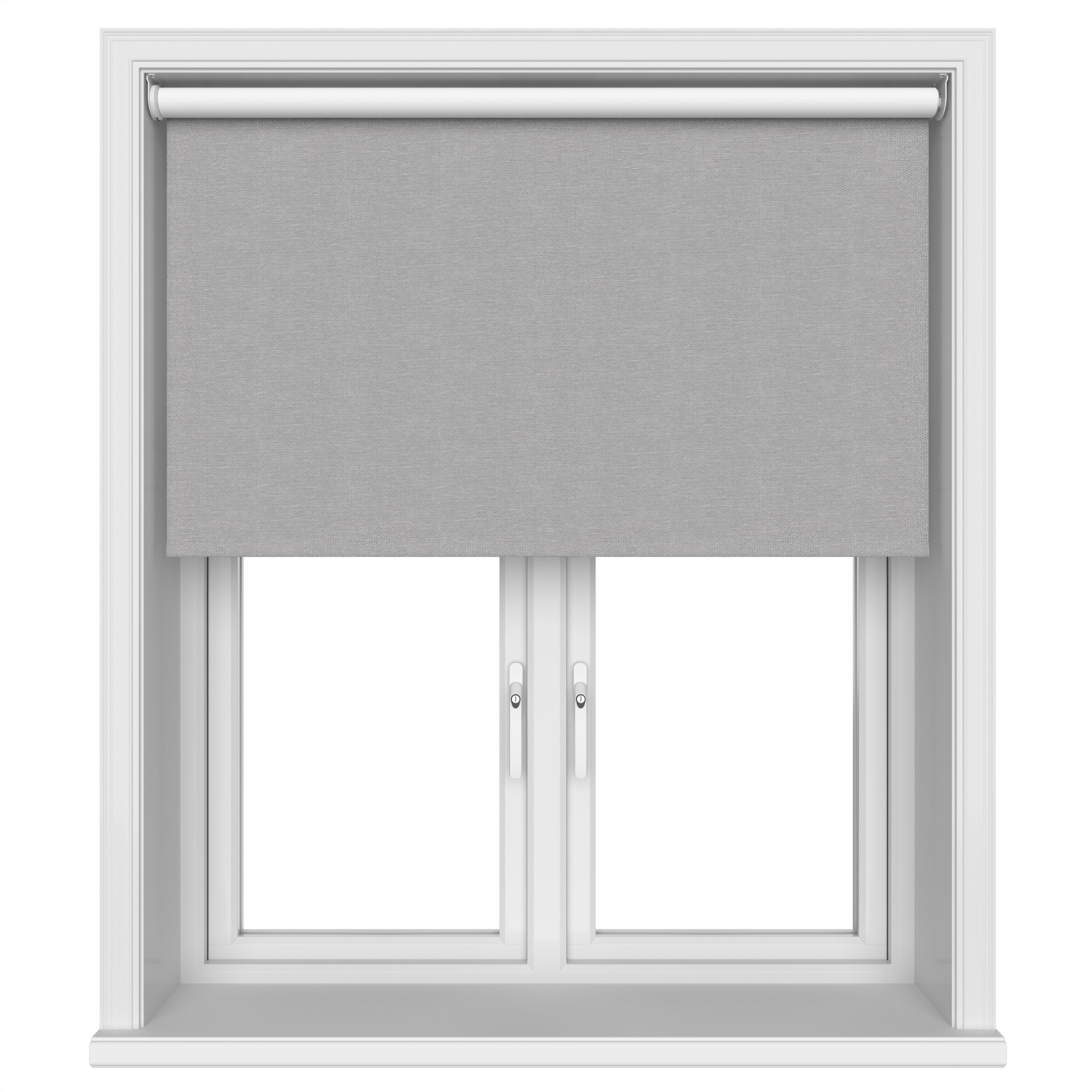 Brooklyn Blackout Gunmetal Motorised Roller Blind