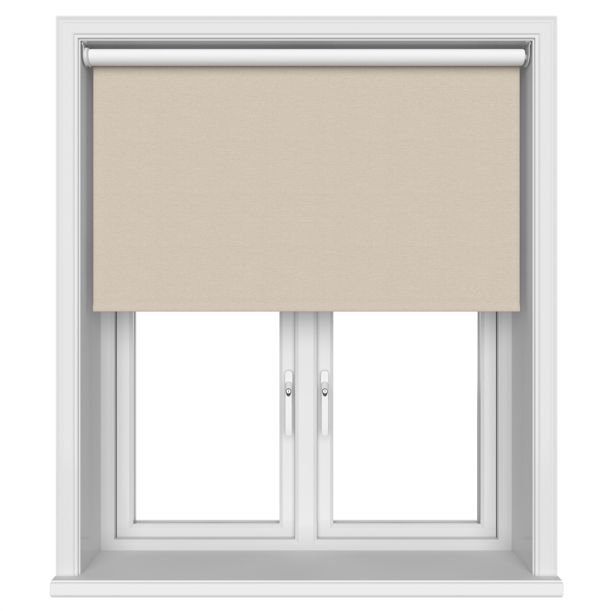 Brooklyn Blackout Stone Trail Motorised Roller Blind