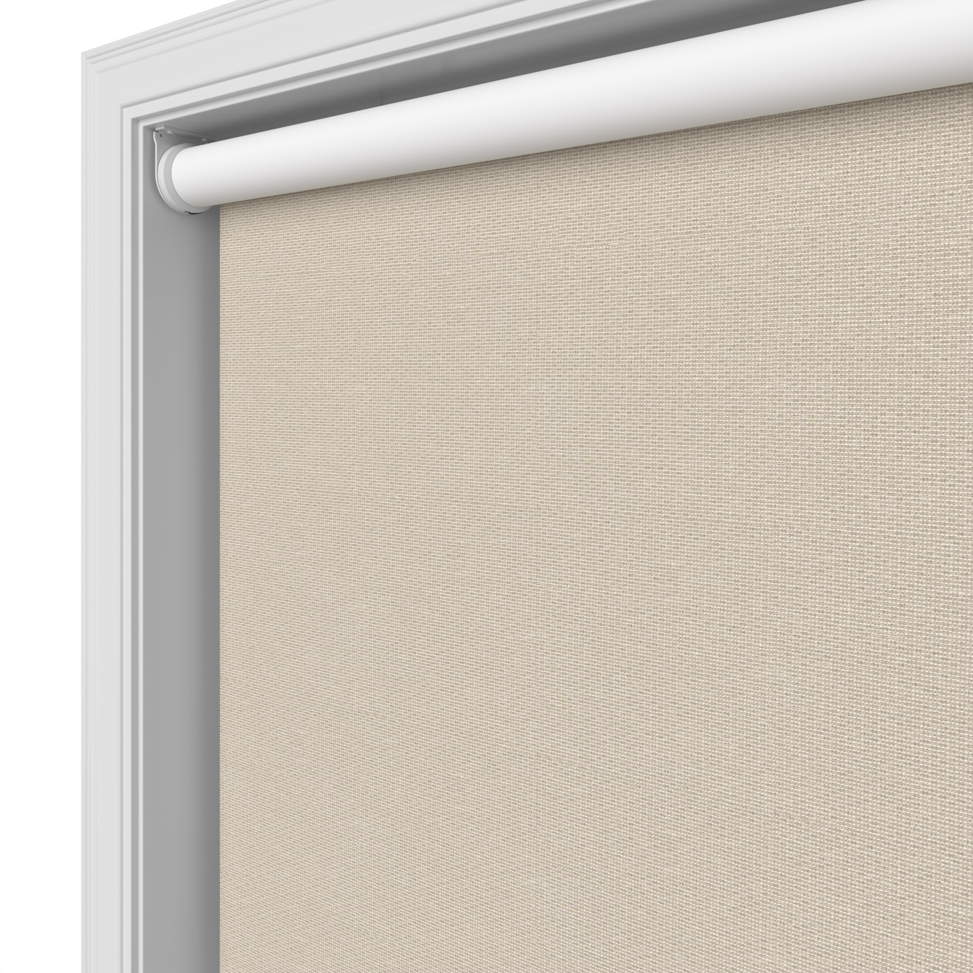 Brooklyn Blackout Stone Trail Motorised Roller Blind - Image 4