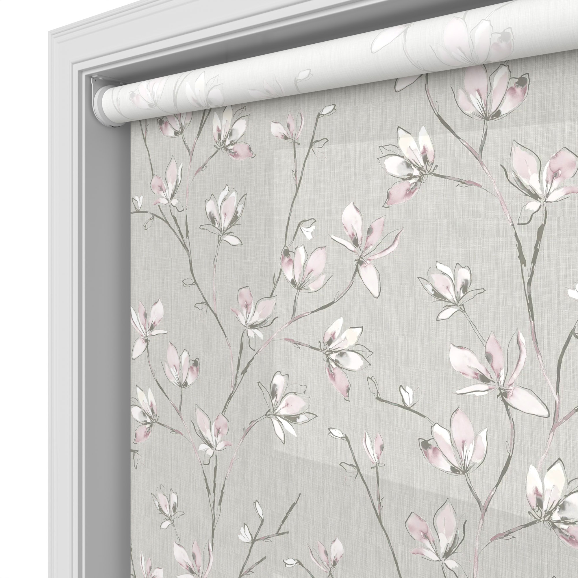 Echo Blushing Aurora Motorised Roller Blind - Image 4