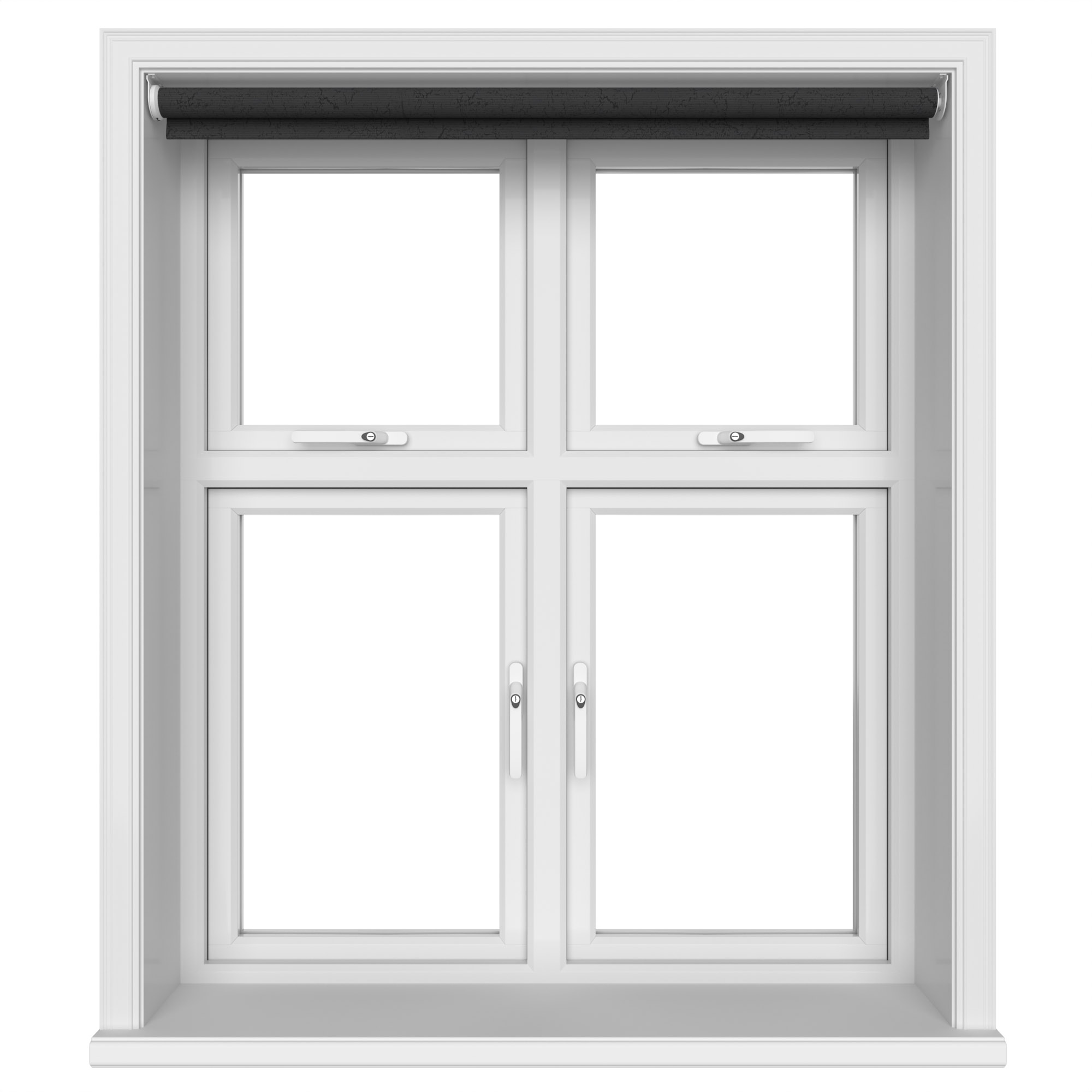 Lyon Blackout Eclipse Black Motorised Roller Blind - Image 3