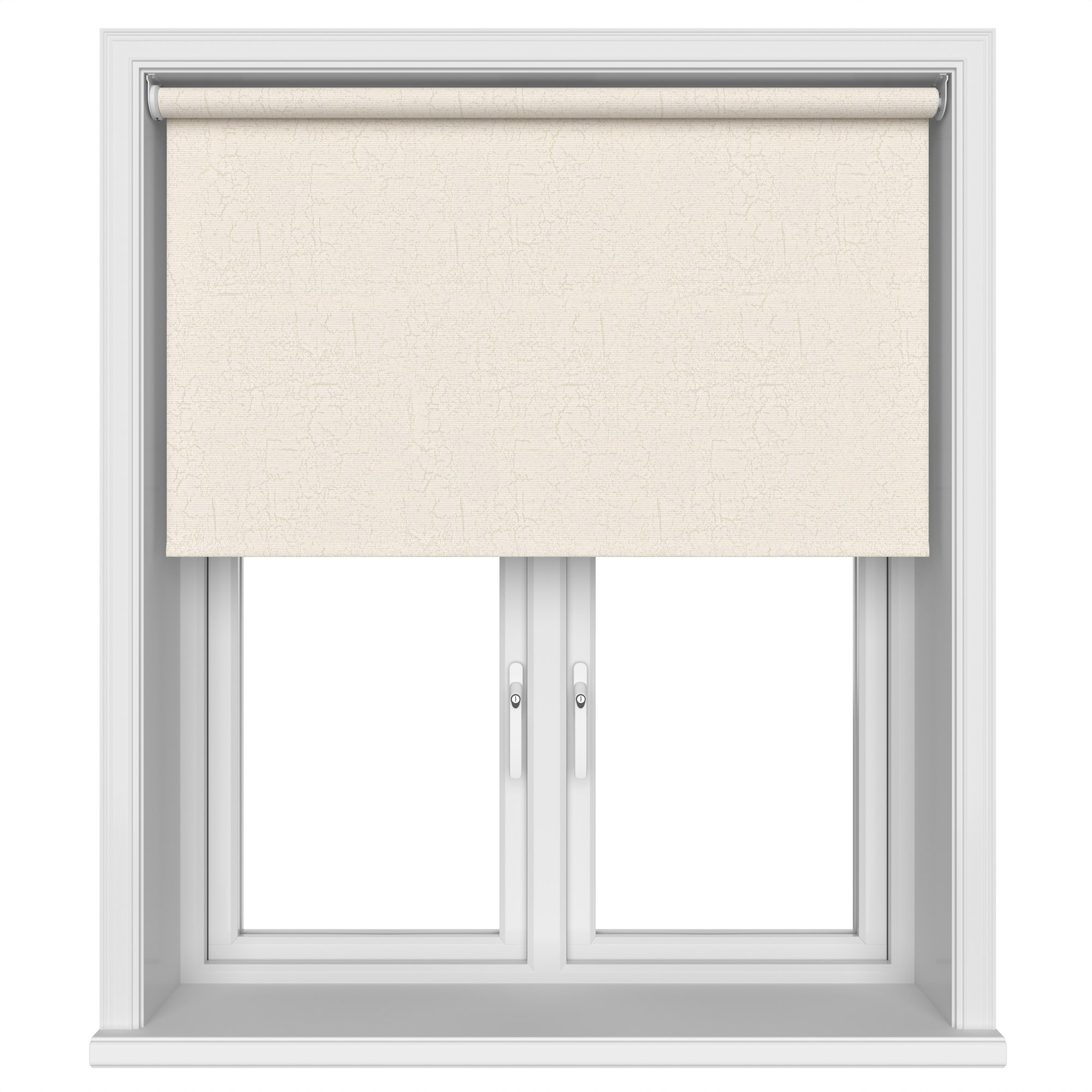 Lyon Blackout Ivory Whisper Motorised Roller Blind