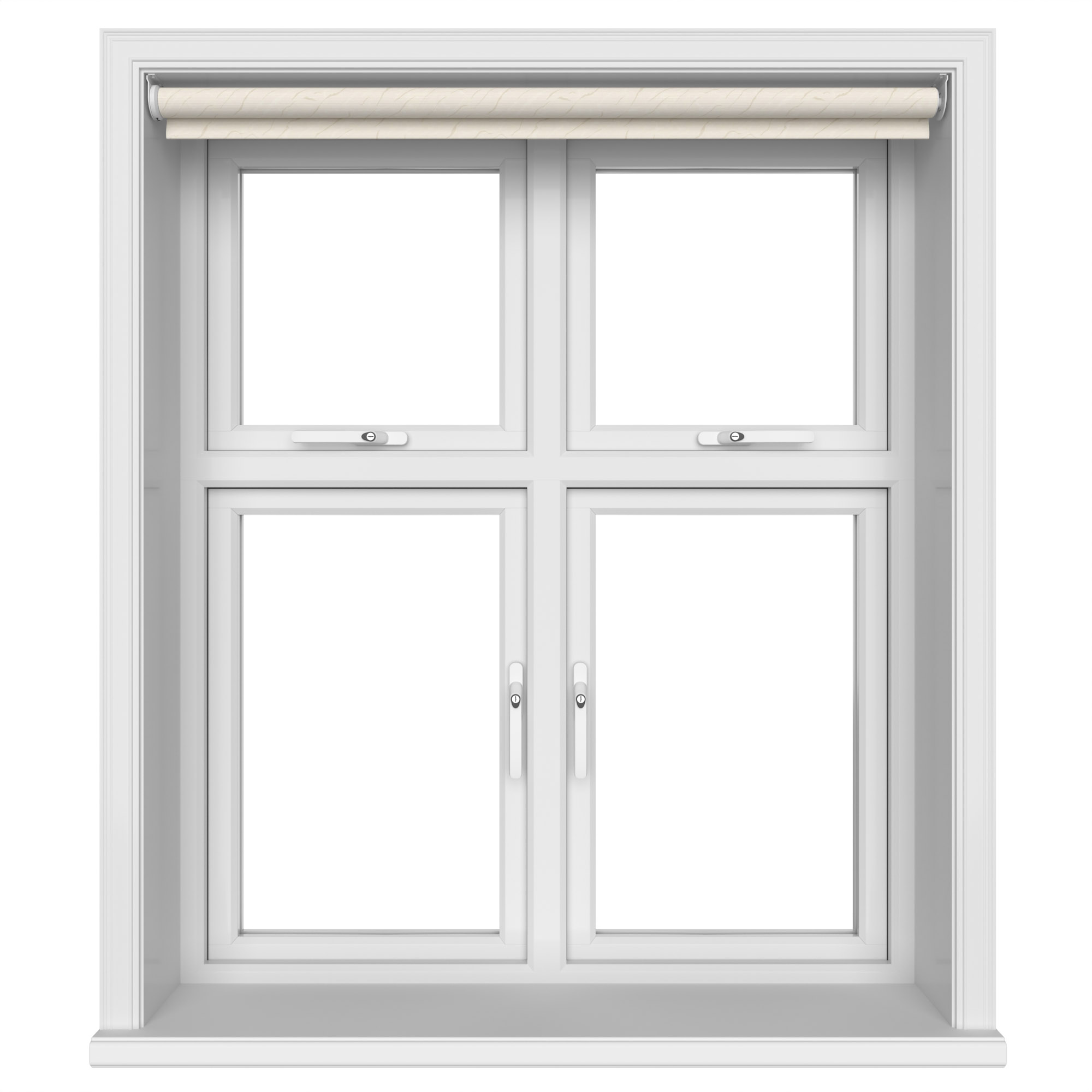 Gobi Blackout Cream Motorised Roller Blind - Image 3