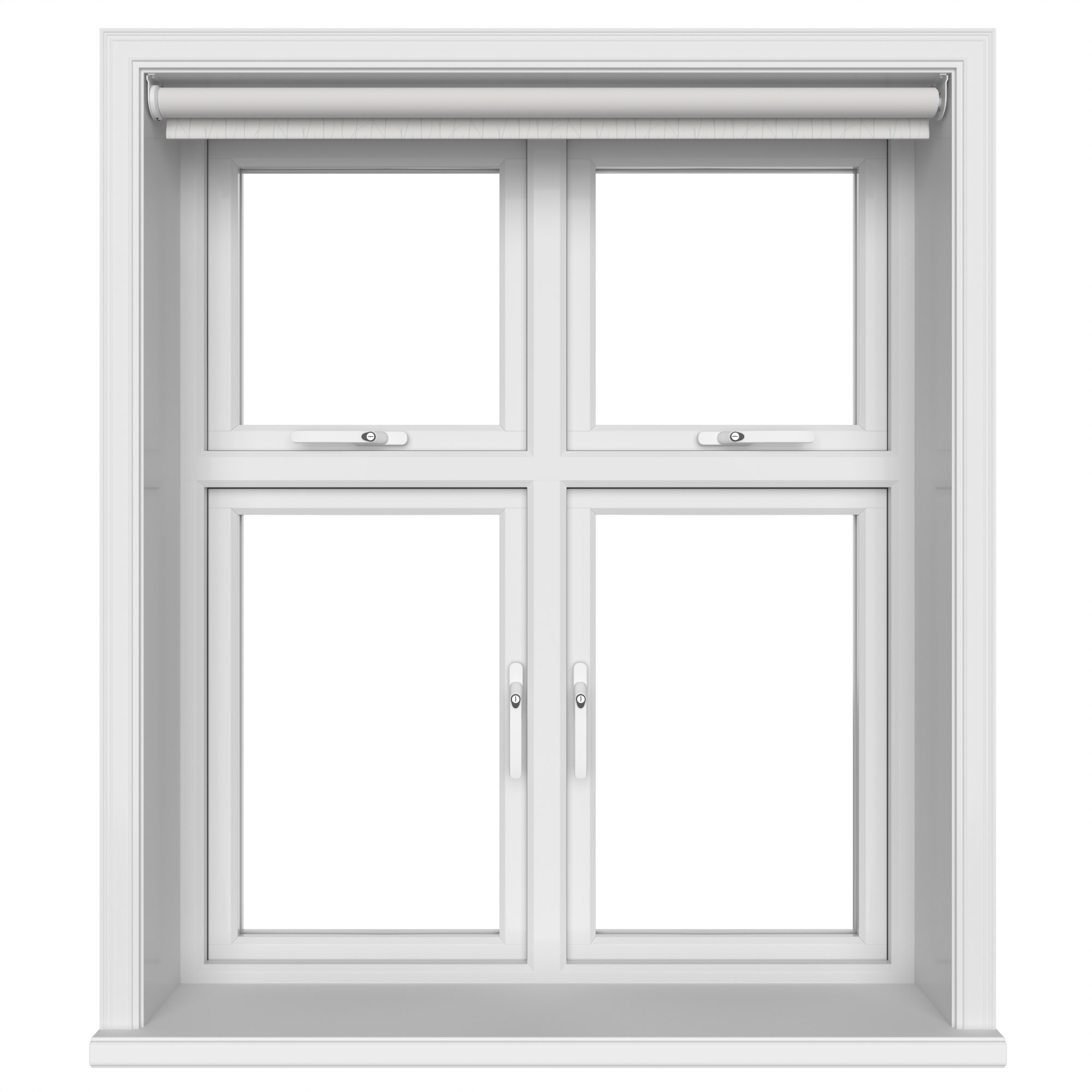 Reed Stucco Beige Motorised Roller Blind - Image 3