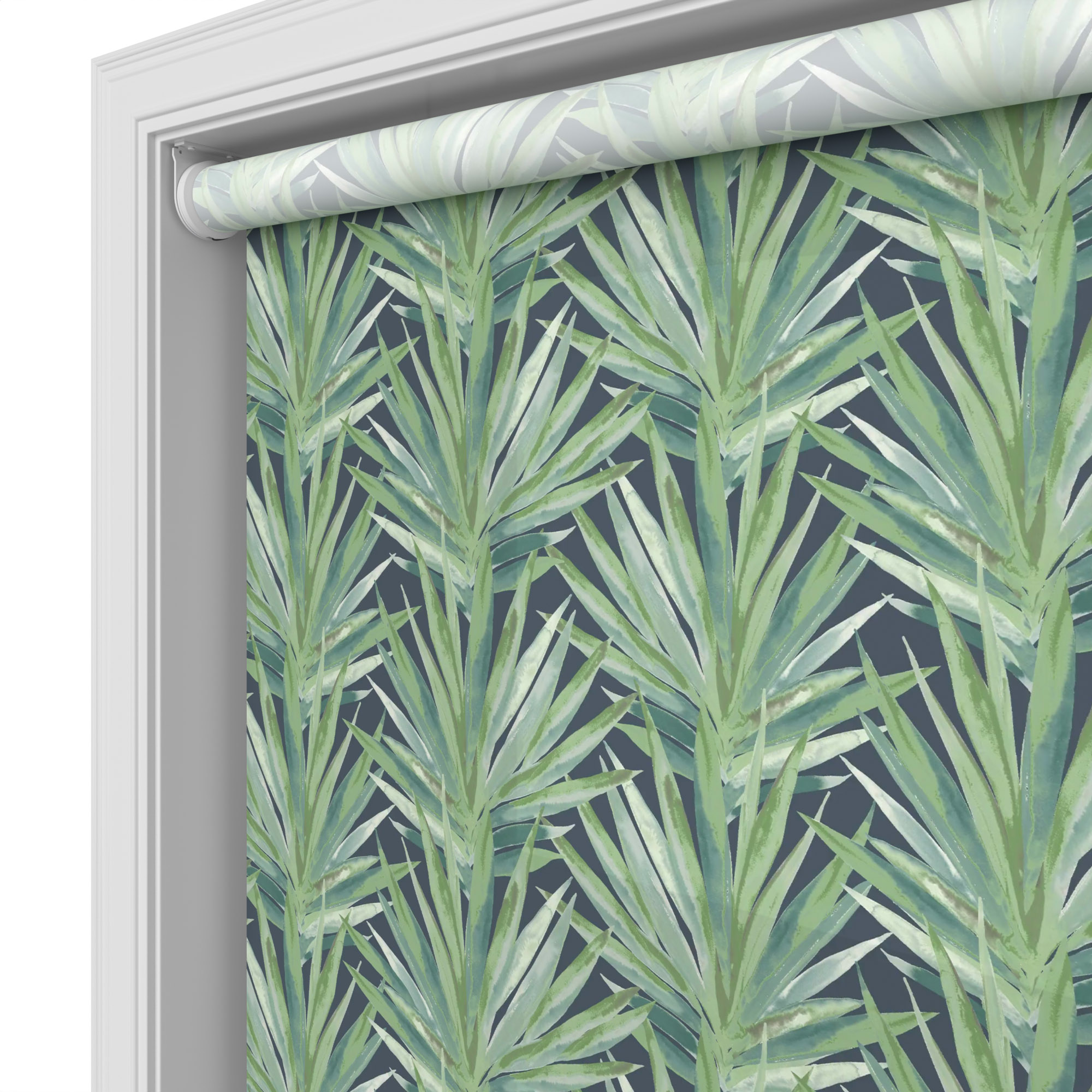 Oasis Dark Rumba Motorised Roller Blind - Image 4