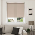 Accent Quaint Beige Motorised Roller Blind