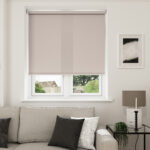 Accent Blush Haze Motorised Roller Blind