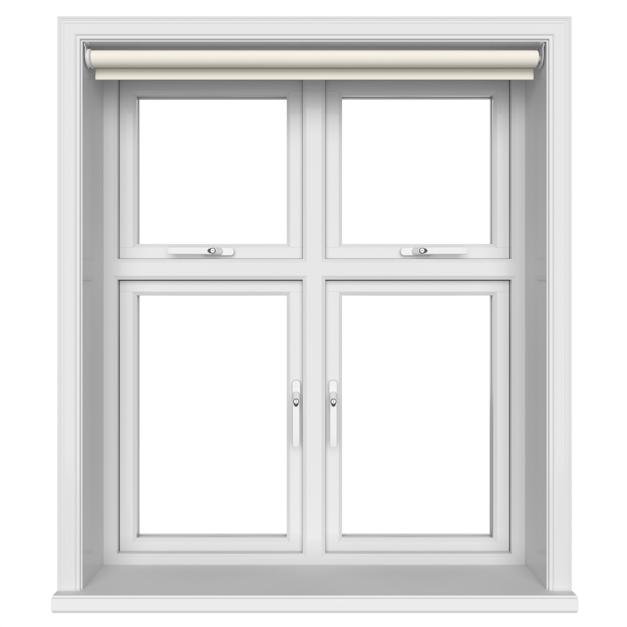 Accent Soft Ivory Motorised Roller Blind - Image 3