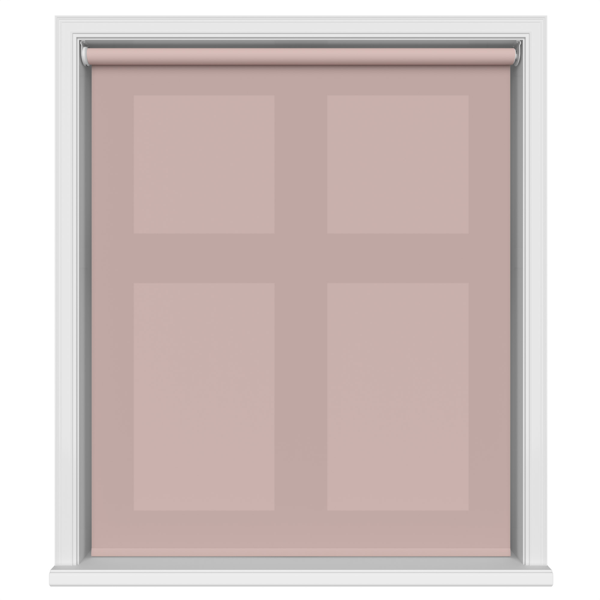 Dover Blush Pink Motorised Roller Blind - Image 2