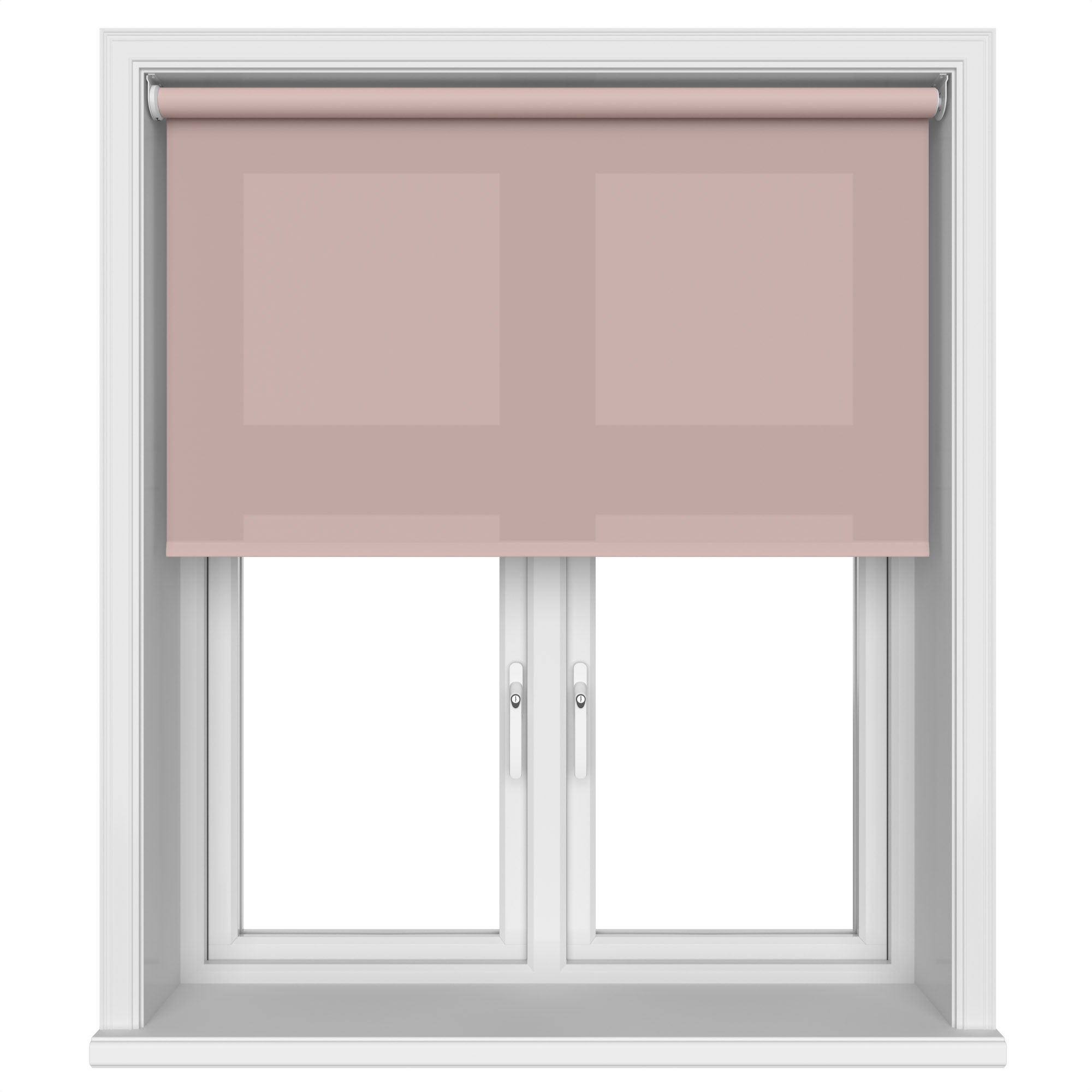 Dover Blush Pink Motorised Roller Blind