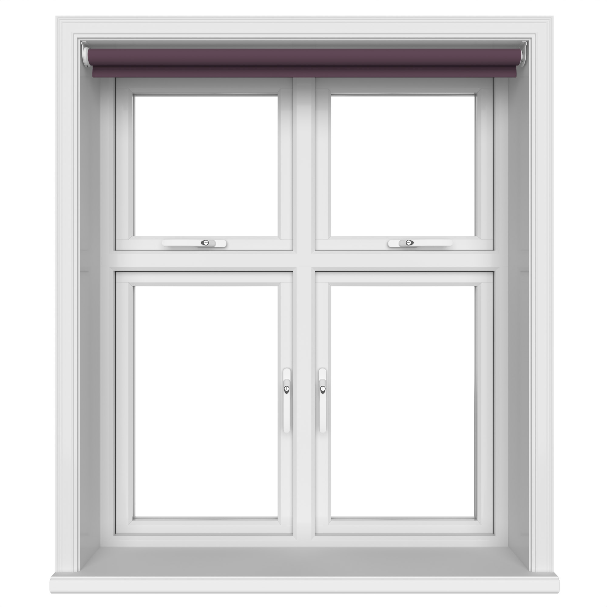 Dover Royal Plum Motorised Roller Blind - Image 3
