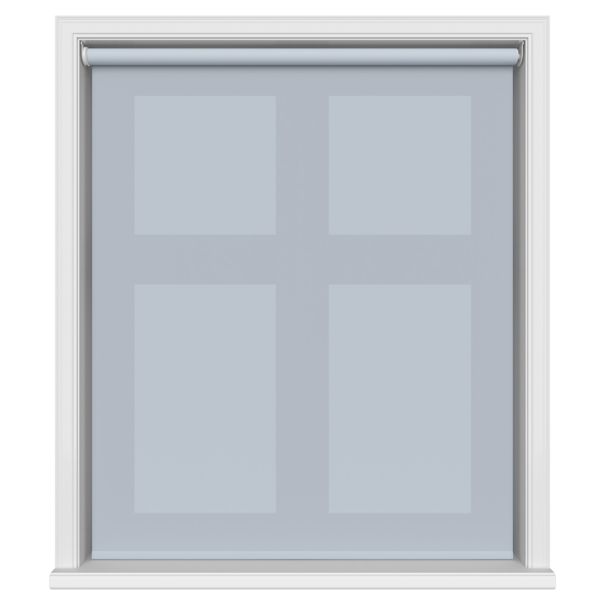 Dover Skyline Blue Motorised Roller Blind - Image 2