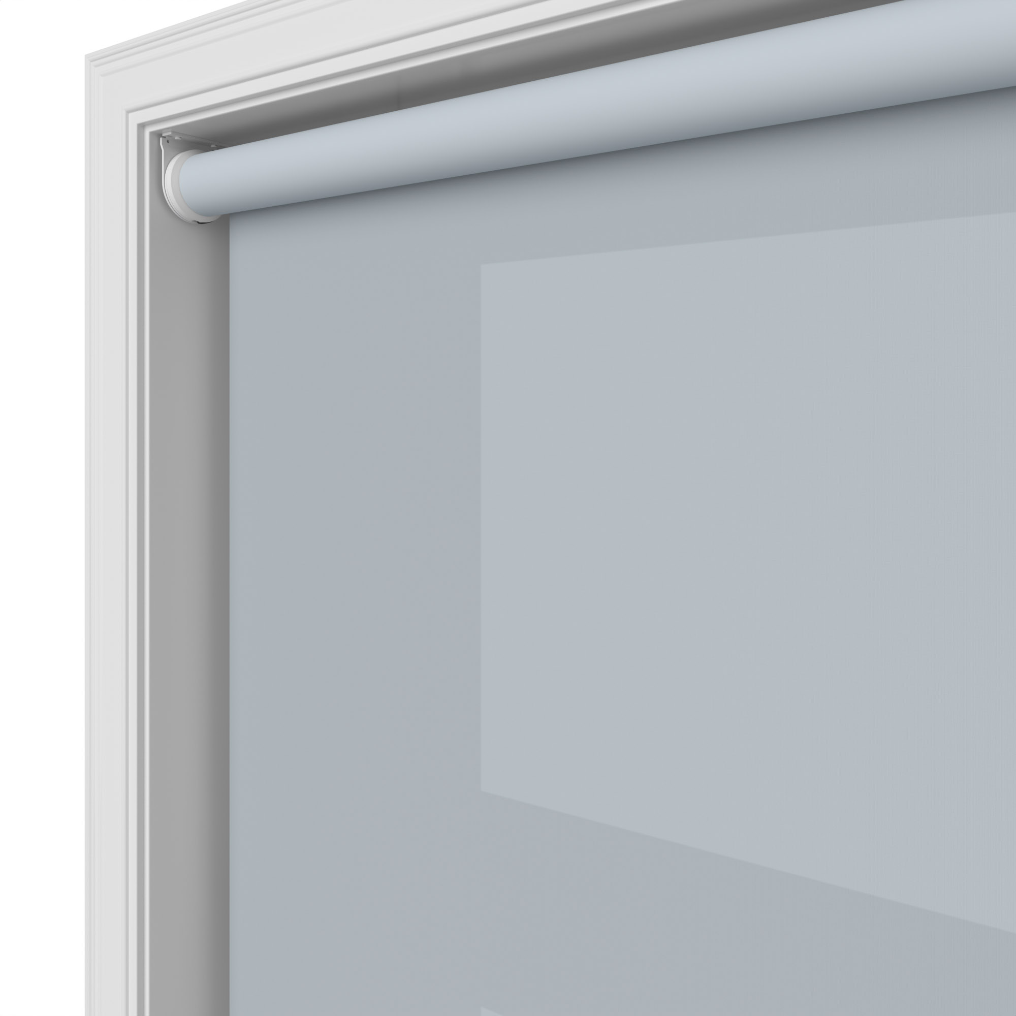 Dover Skyline Blue Motorised Roller Blind - Image 4