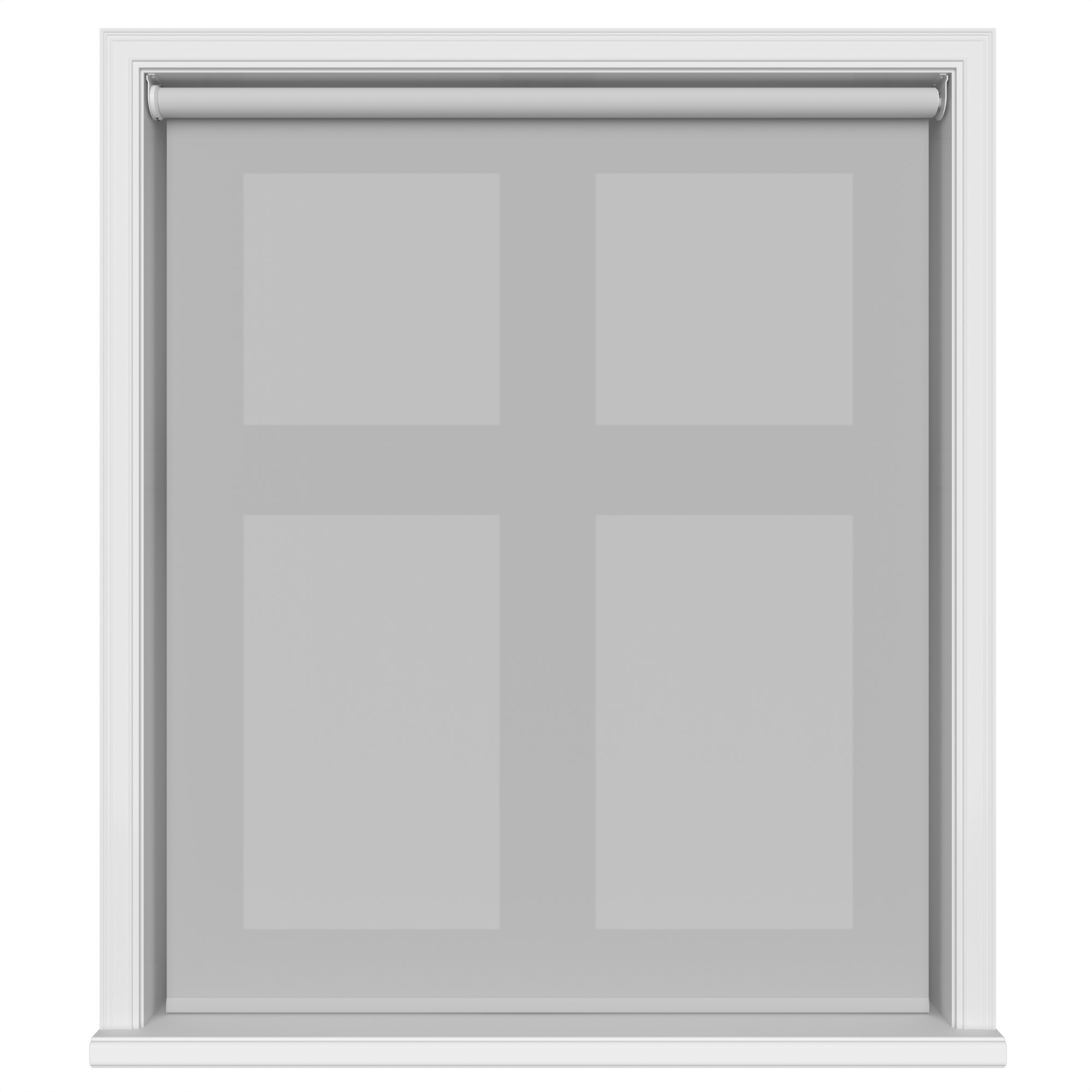 Dover Light Grey Motorised Roller Blind - Image 2