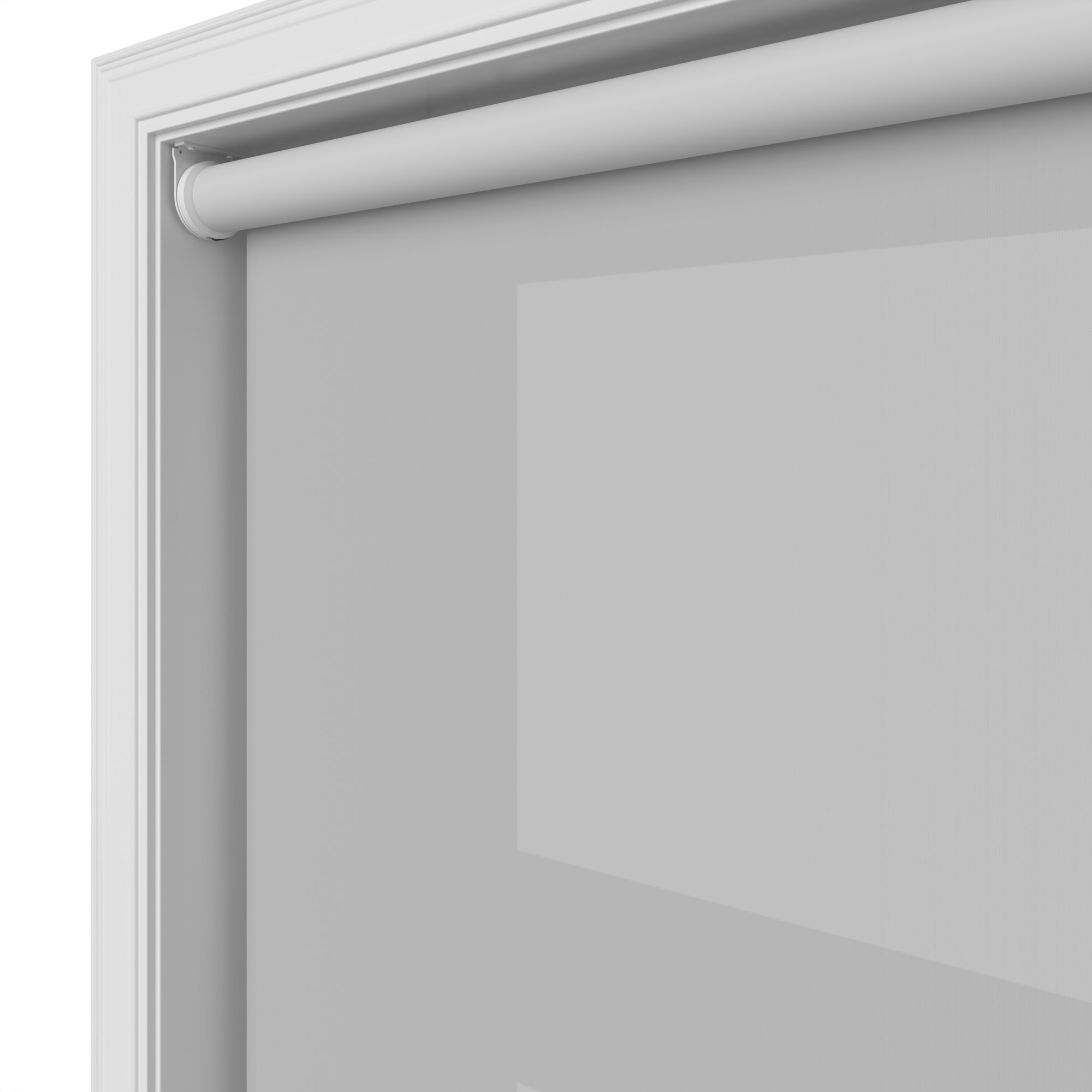 Dover Light Grey Motorised Roller Blind - Image 4