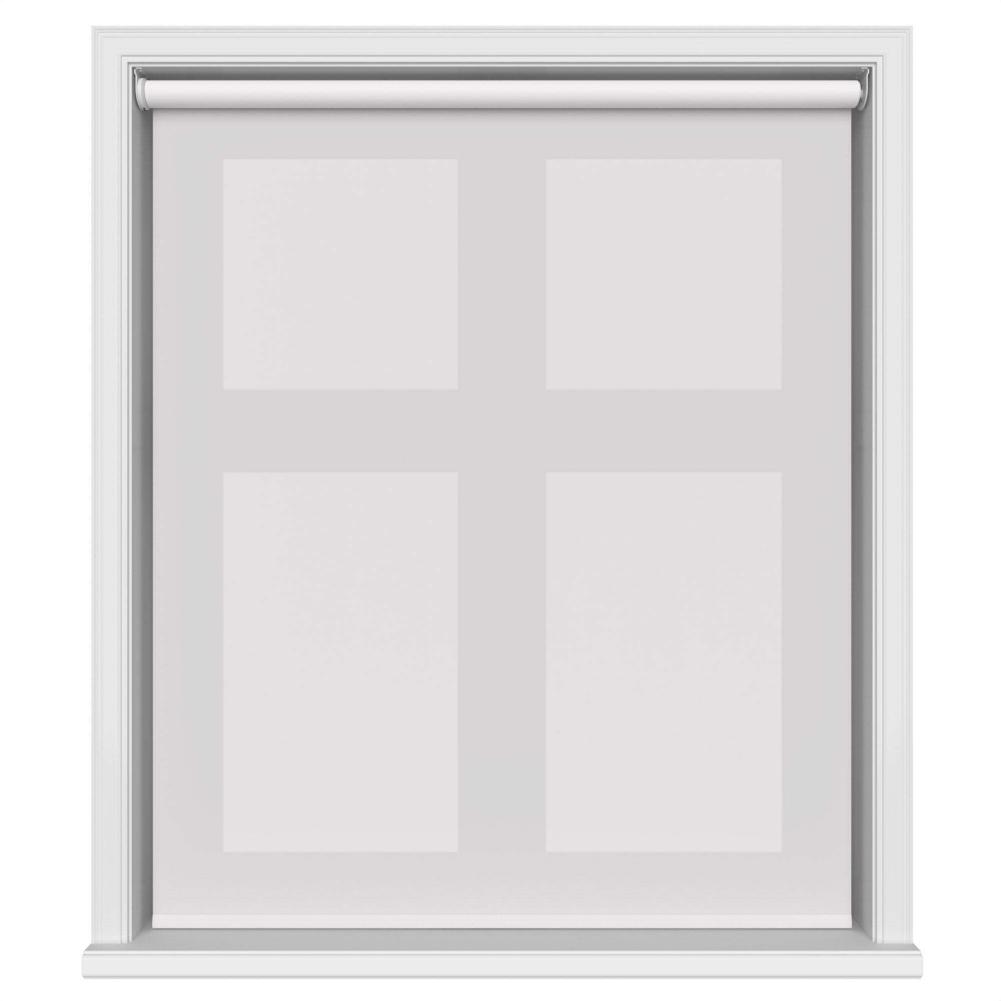 Dover Frosted White Motorised Roller Blind - Image 2