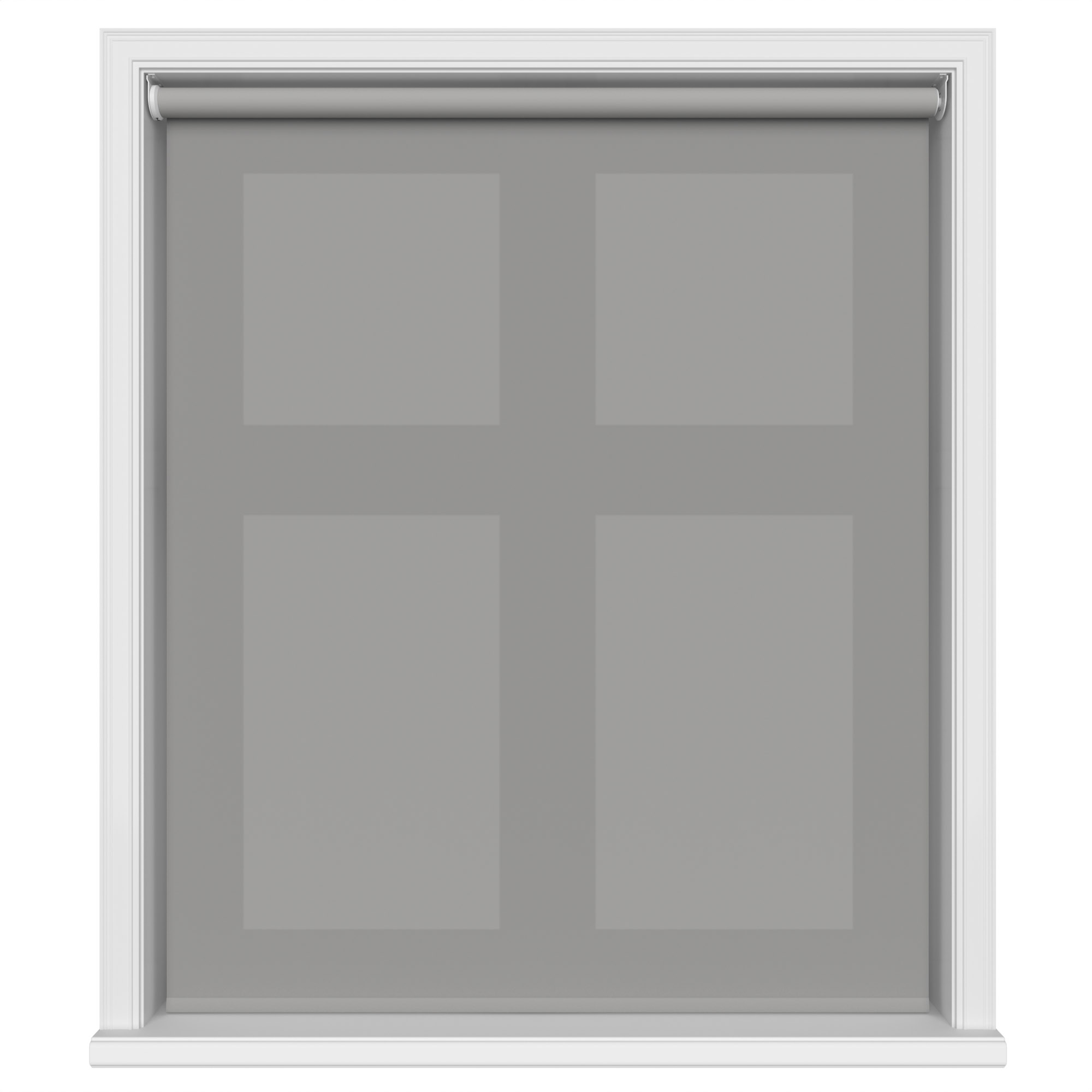 Dover Pewter Grey Motorised Roller Blind - Image 2