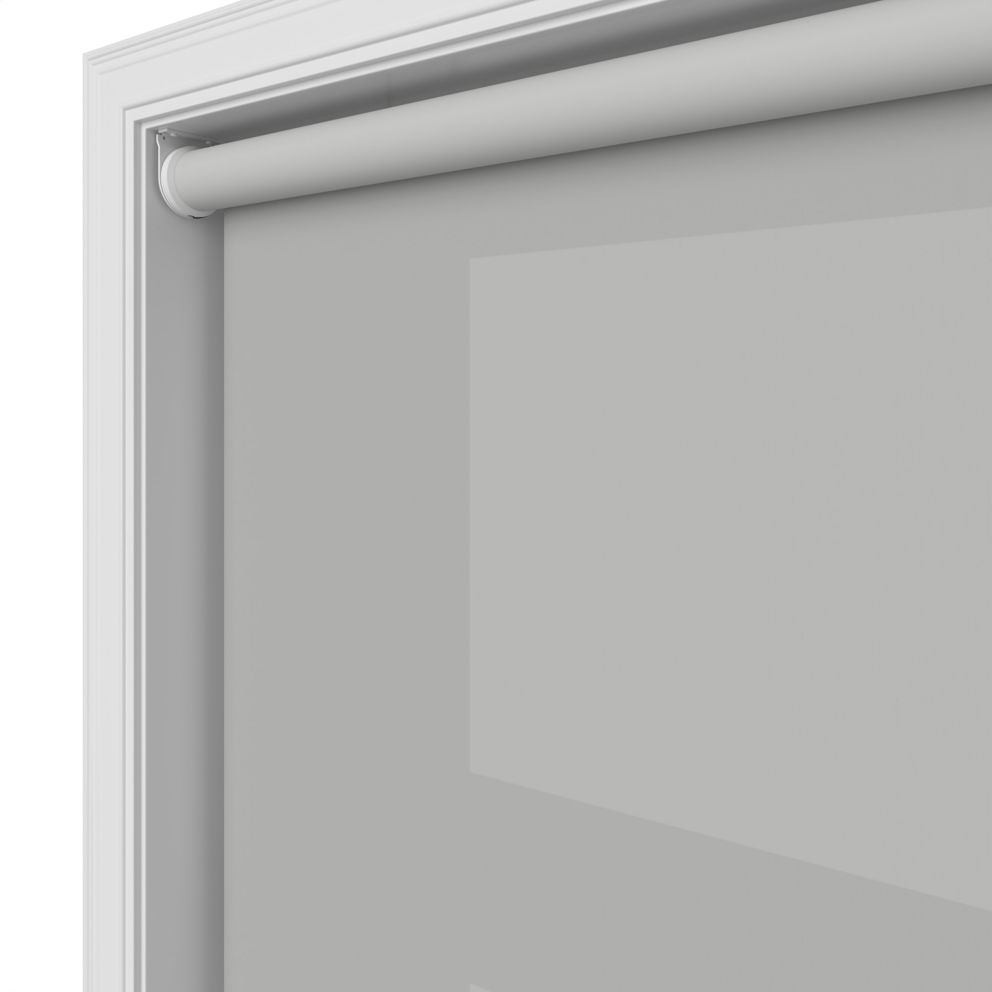 Dover Stone Grey Motorised Roller Blind - Image 4