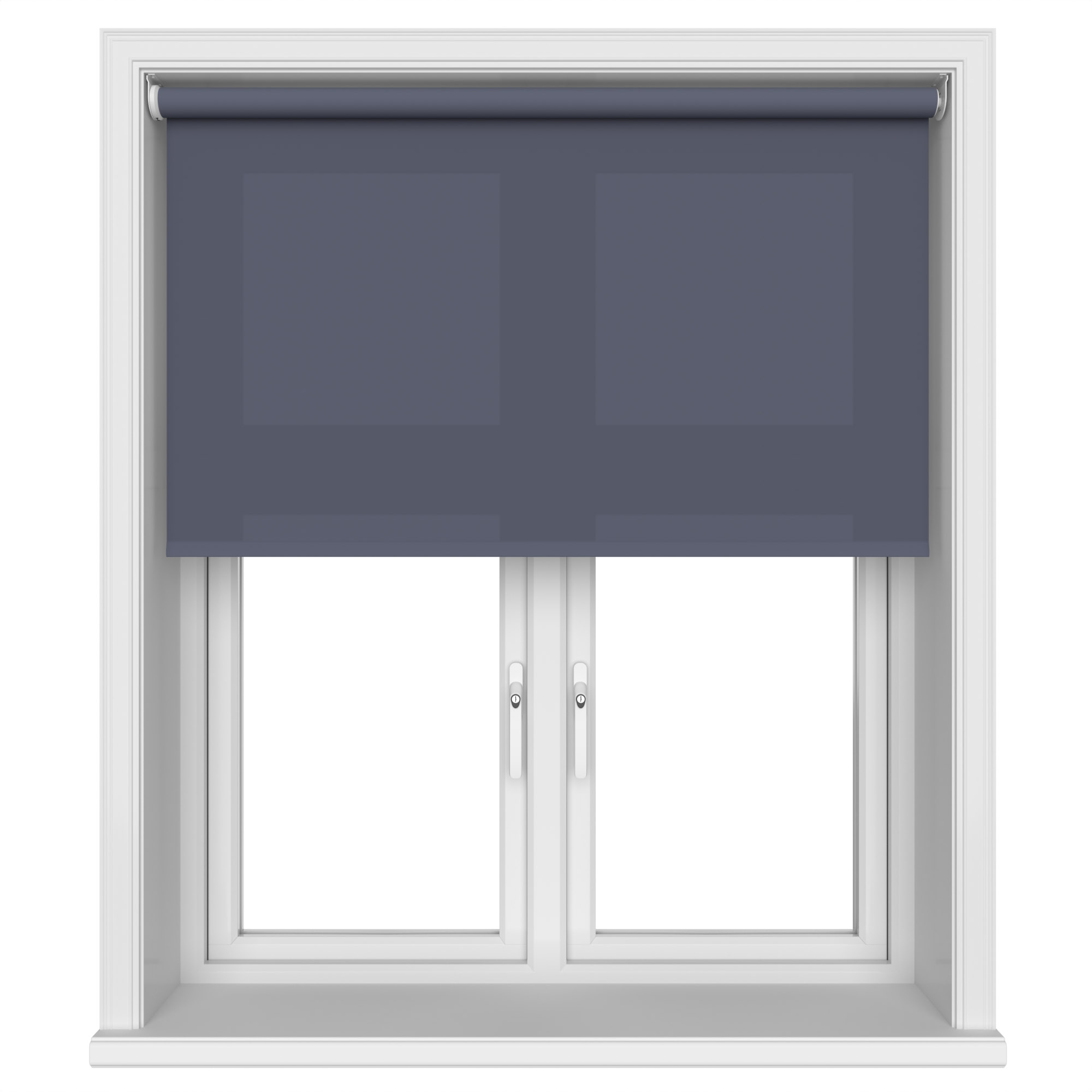 Dover Twilight Blue Motorised Roller Blind
