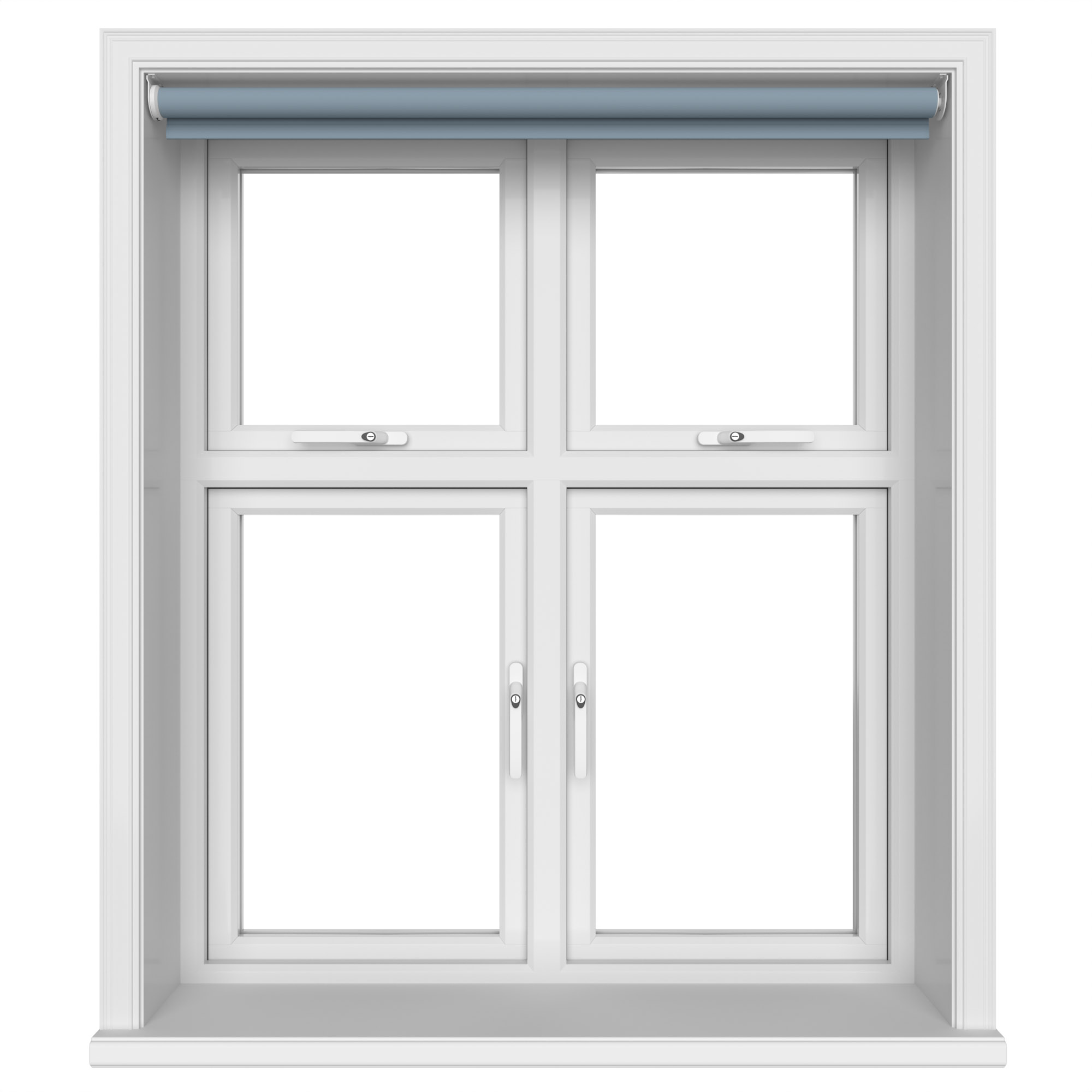 Dover Gentle Blue Motorised Roller Blind - Image 3