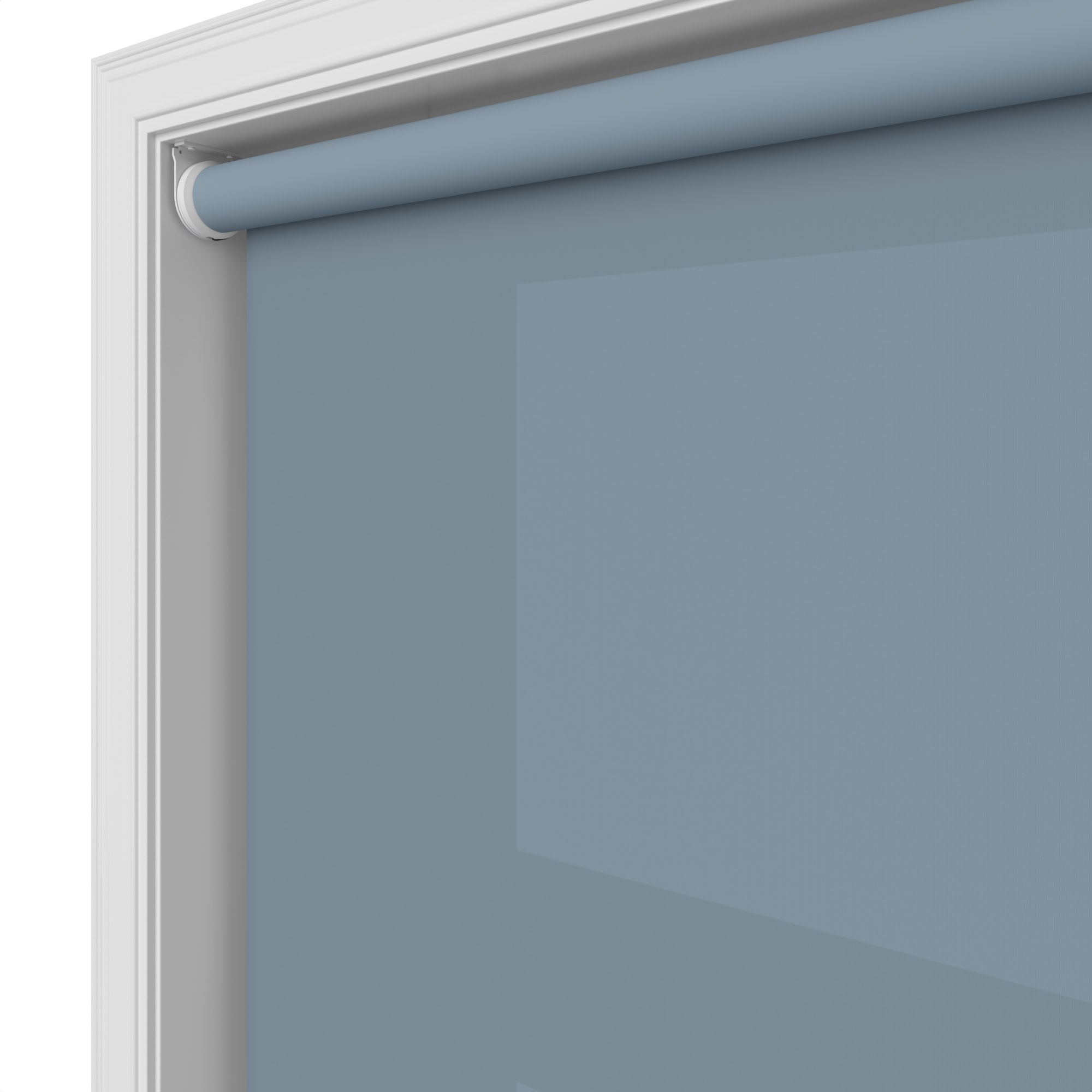 Dover Gentle Blue Motorised Roller Blind - Image 4