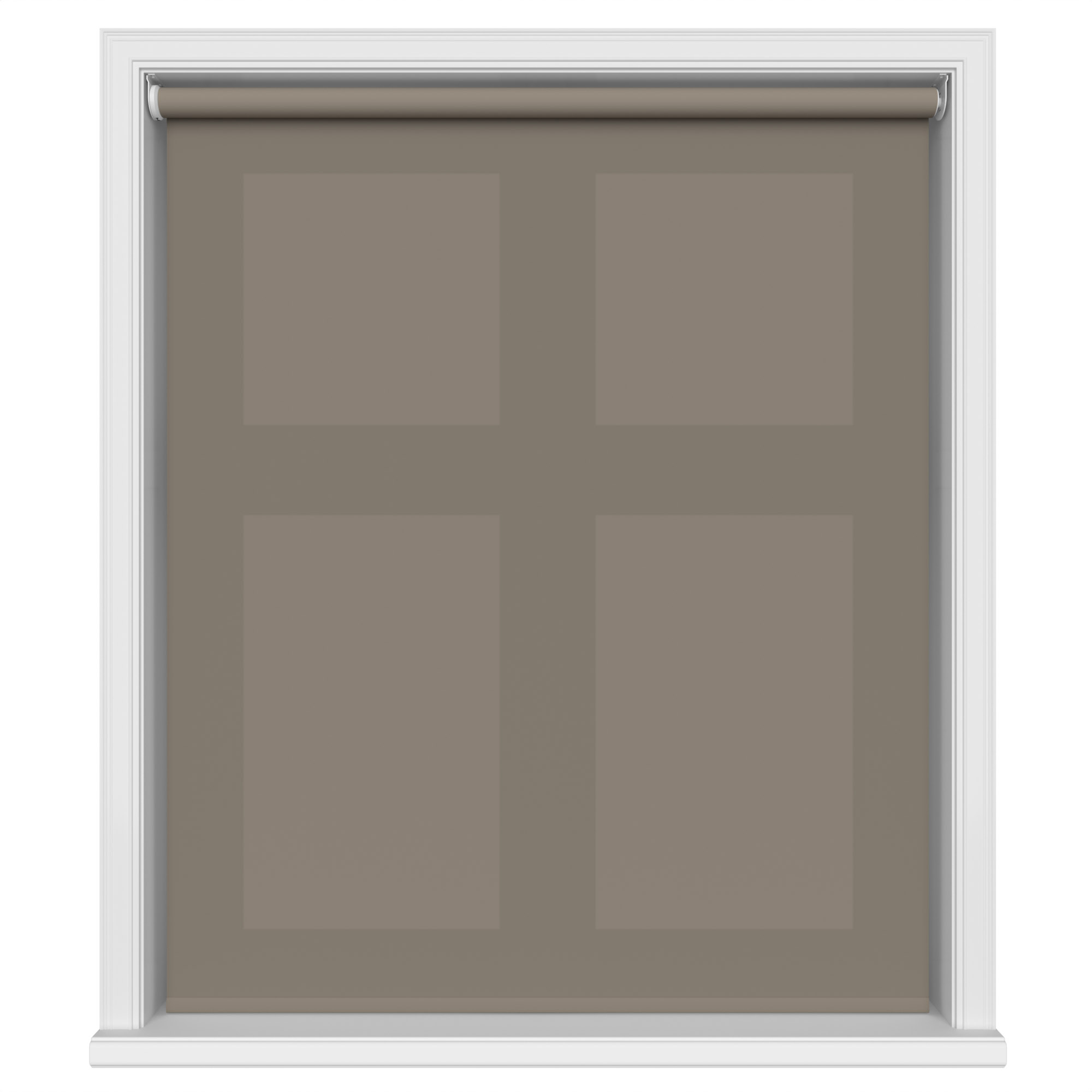 Dover Mushroom Beige Motorised Roller Blind - Image 2