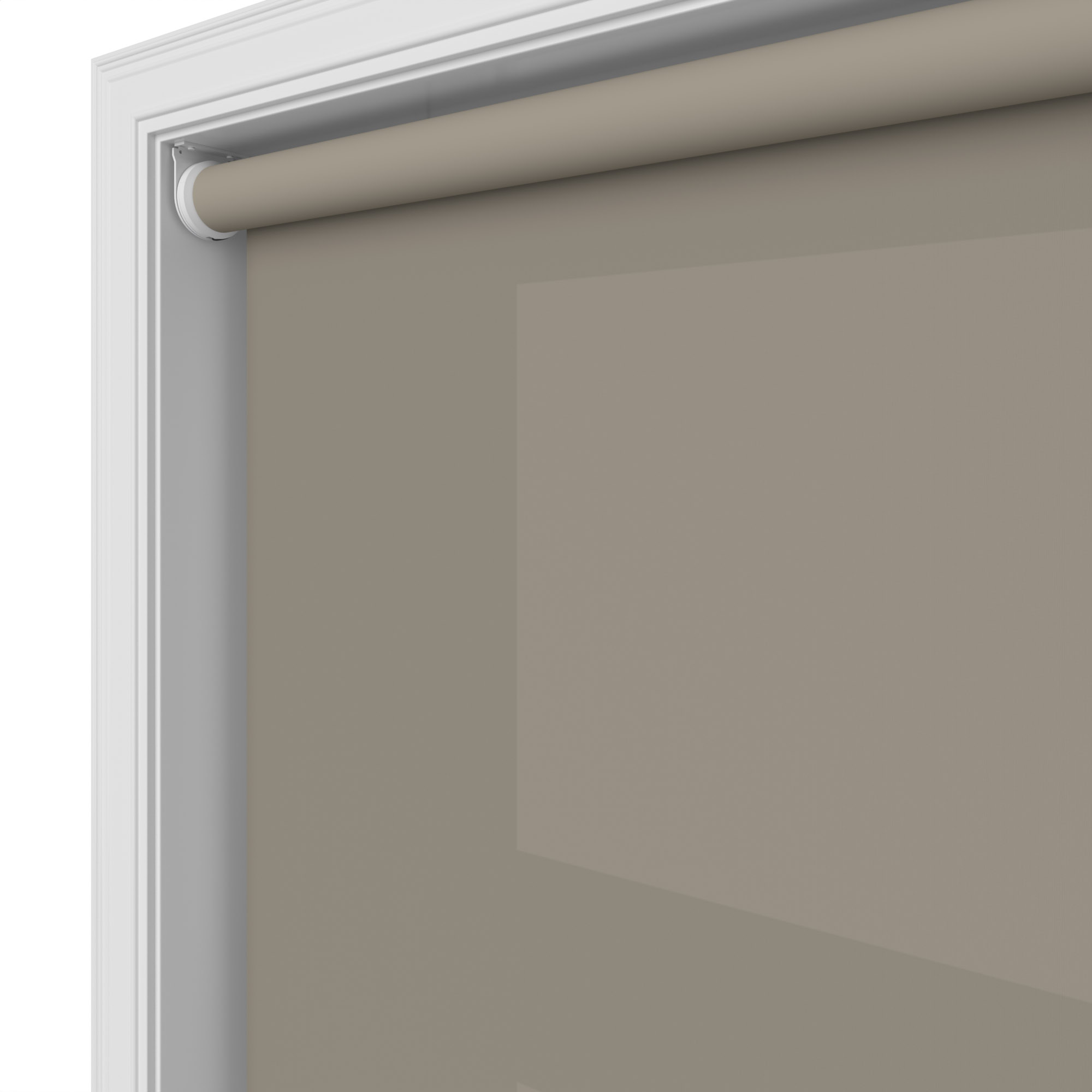 Dover Mushroom Beige Motorised Roller Blind - Image 4