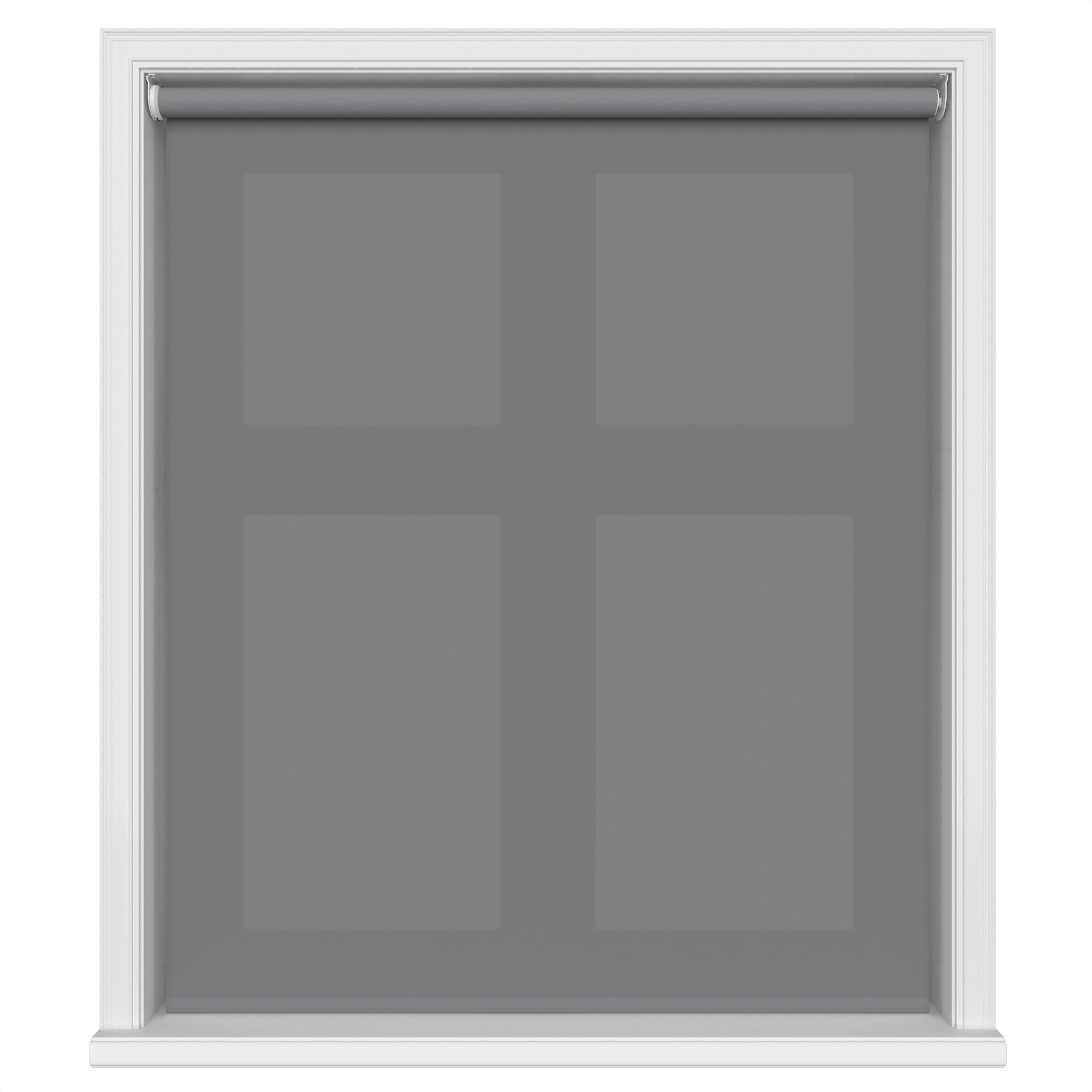 Dover Graphite Grey Motorised Roller Blind - Image 2
