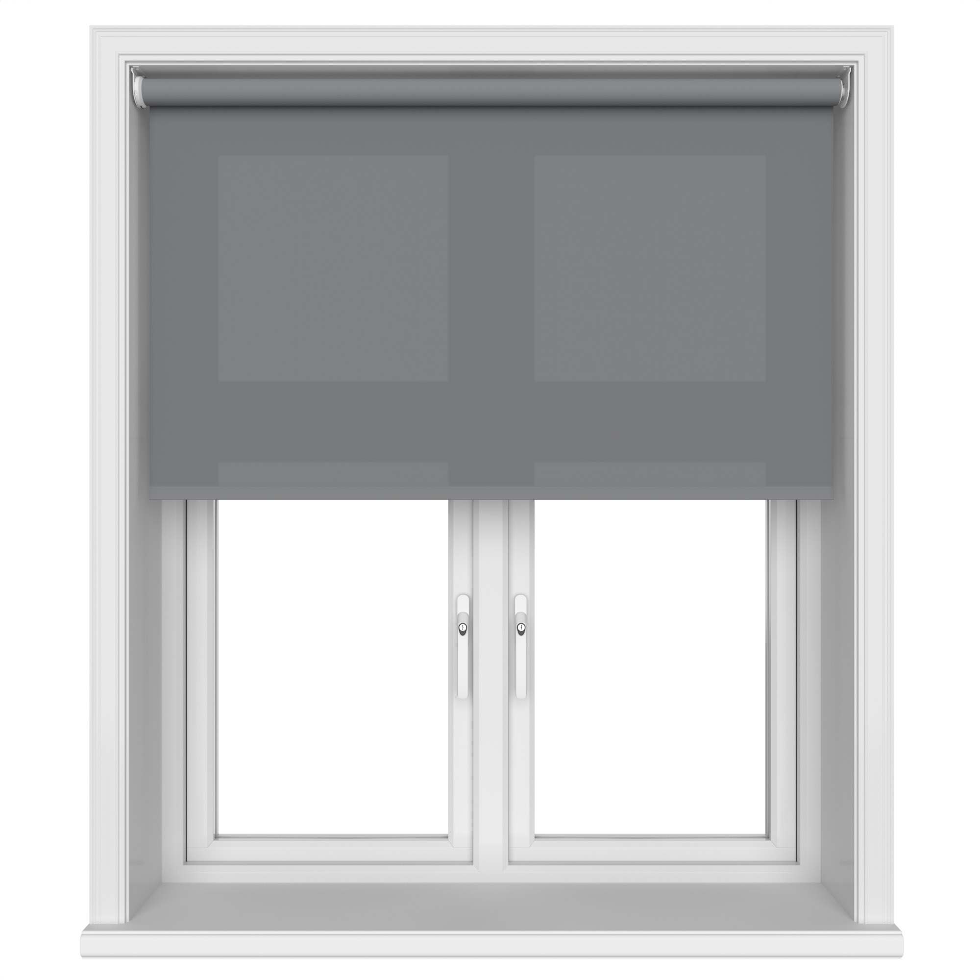 Dover Graphite Grey Motorised Roller Blind