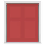 Dover Flame Red Motorised Roller Blind
