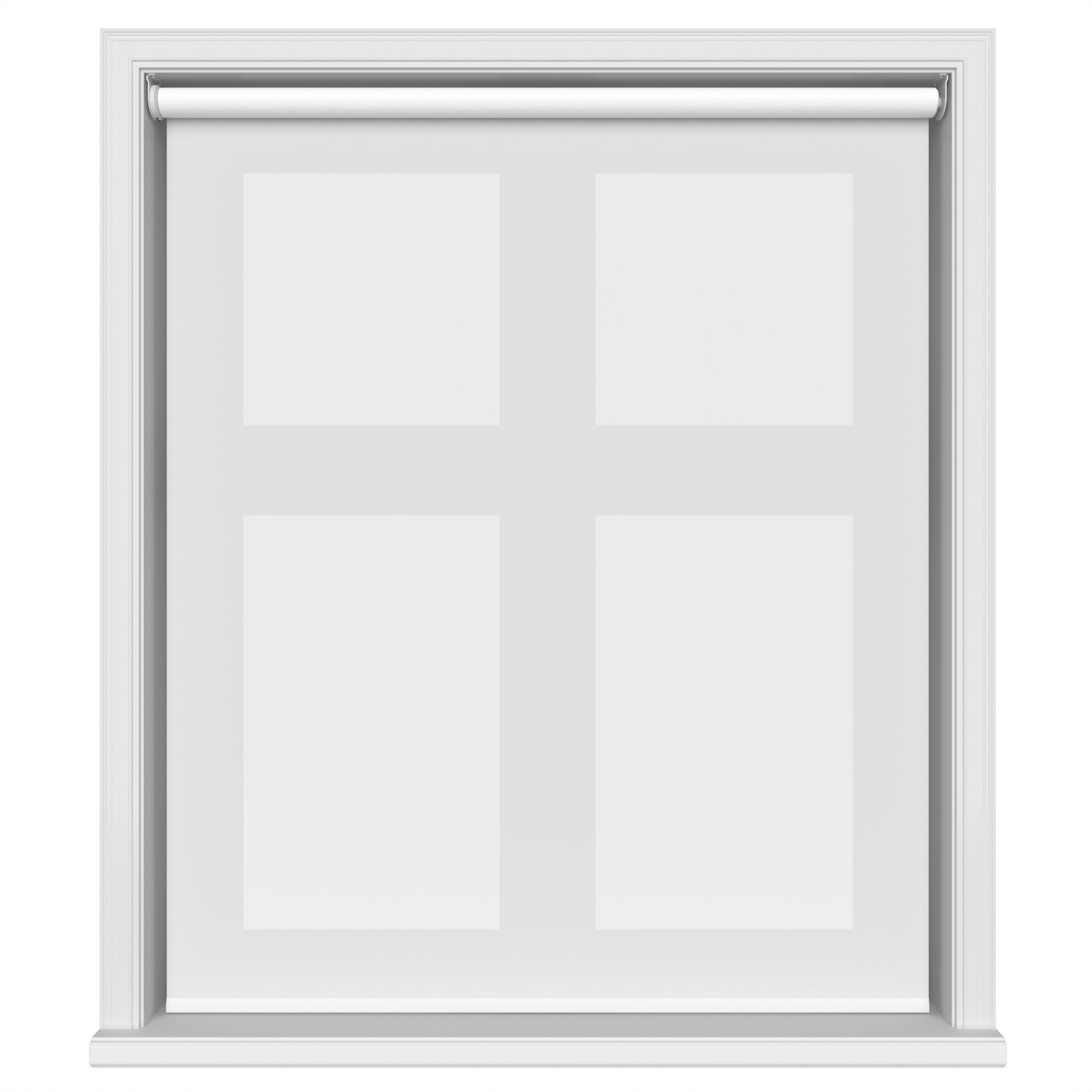 Dover Pure White Motorised Roller Blind - Image 2