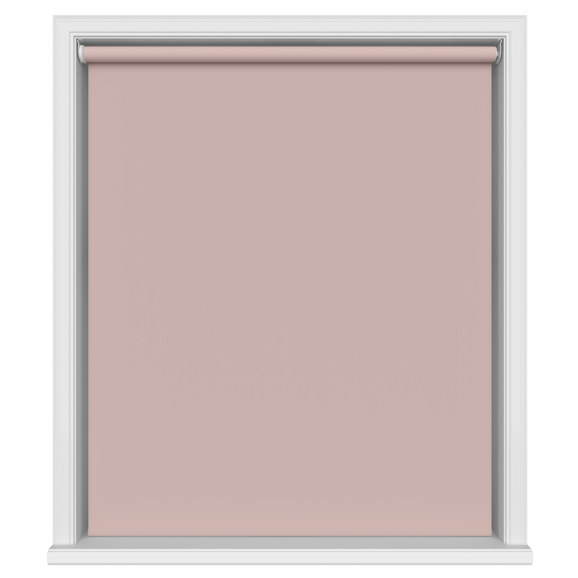 Dover Blackout Blush Pink Motorised Roller Blind - Image 2