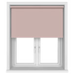 Dover Blackout Blush Pink Motorised Roller Blind