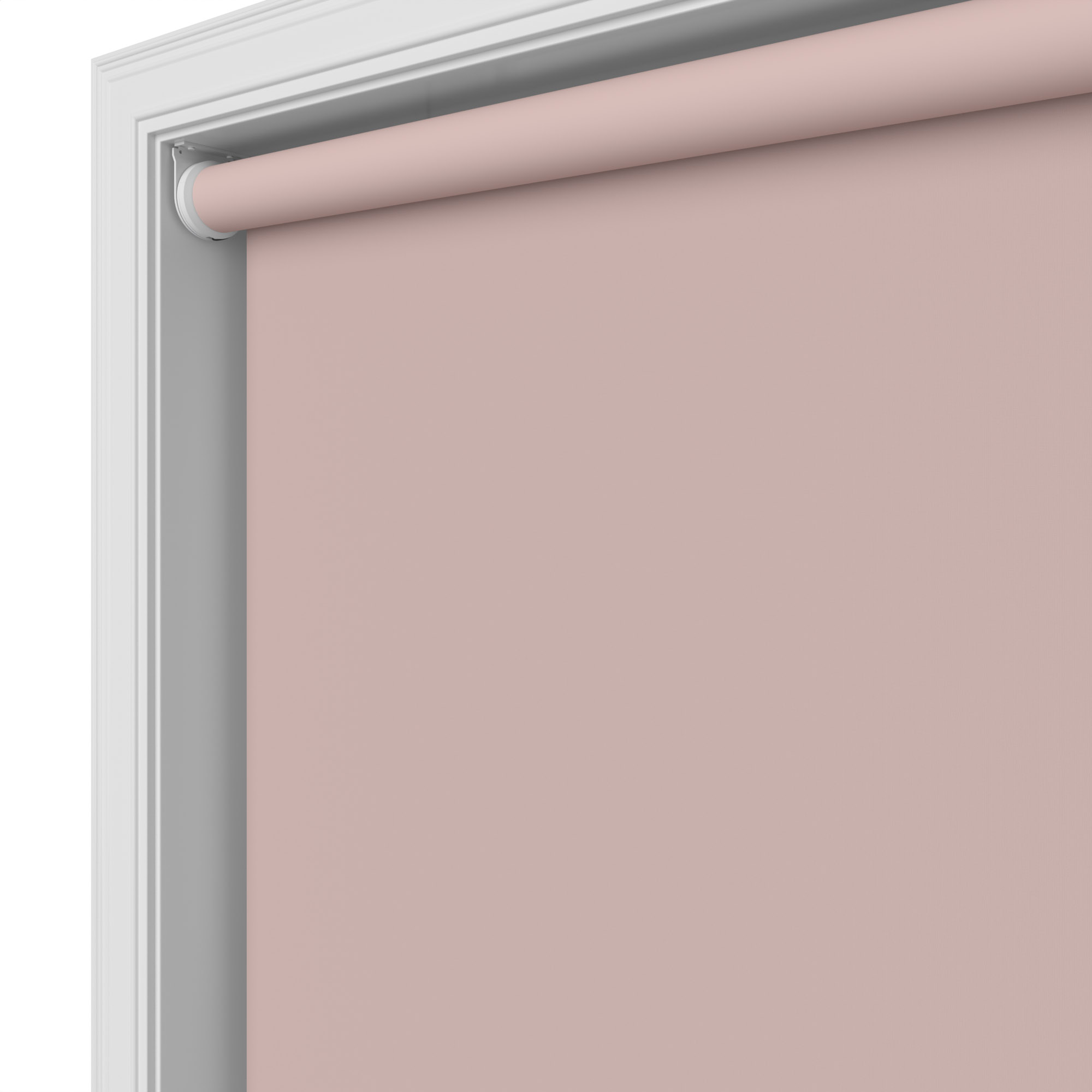 Dover Blackout Blush Pink Motorised Roller Blind - Image 4