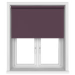 Dover Blackout Royal Plum Motorised Roller Blind