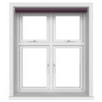 Dover Blackout Royal Plum Motorised Roller Blind