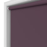 Dover Blackout Royal Plum Motorised Roller Blind
