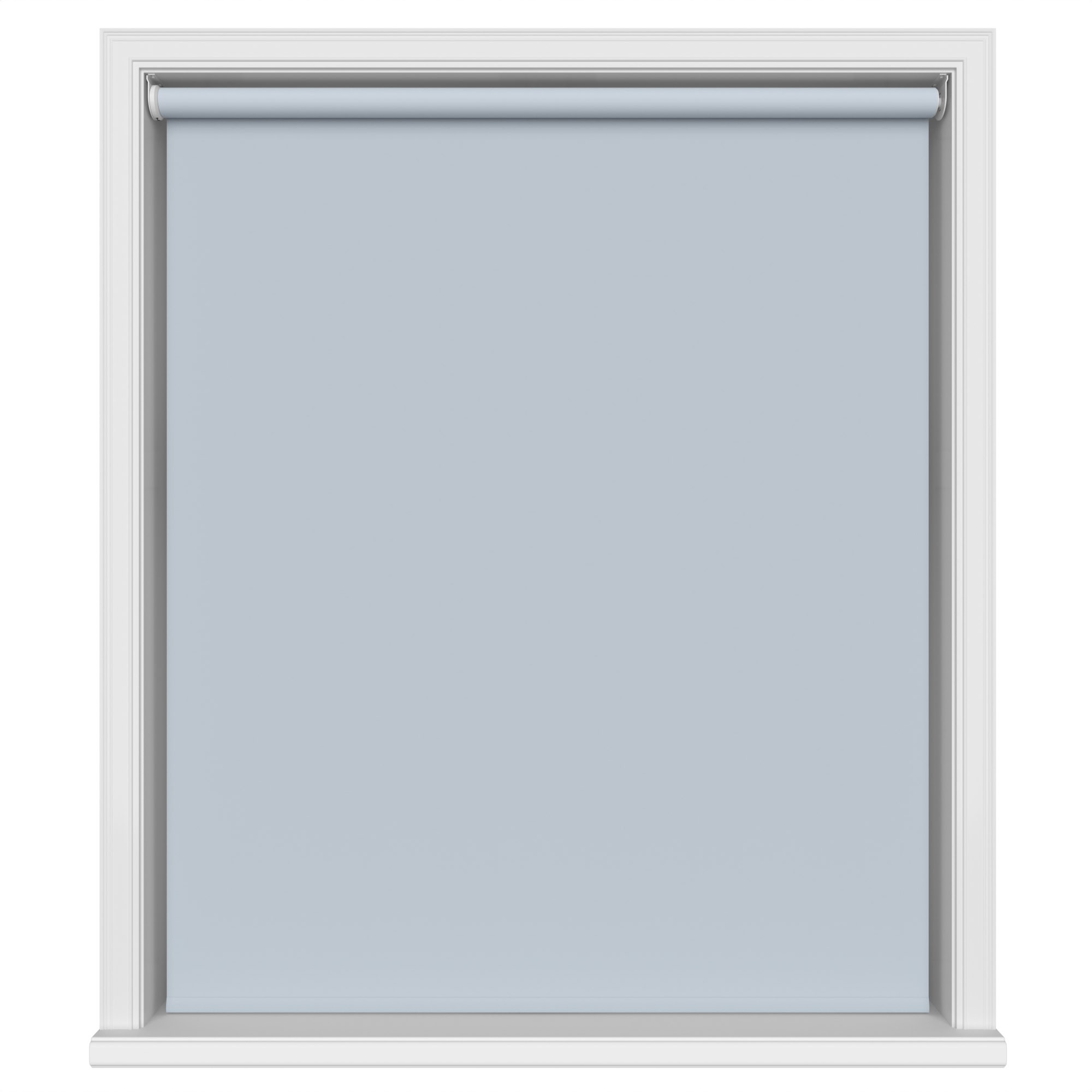 Dover Blackout Skyline Blue Motorised Roller Blind - Image 2
