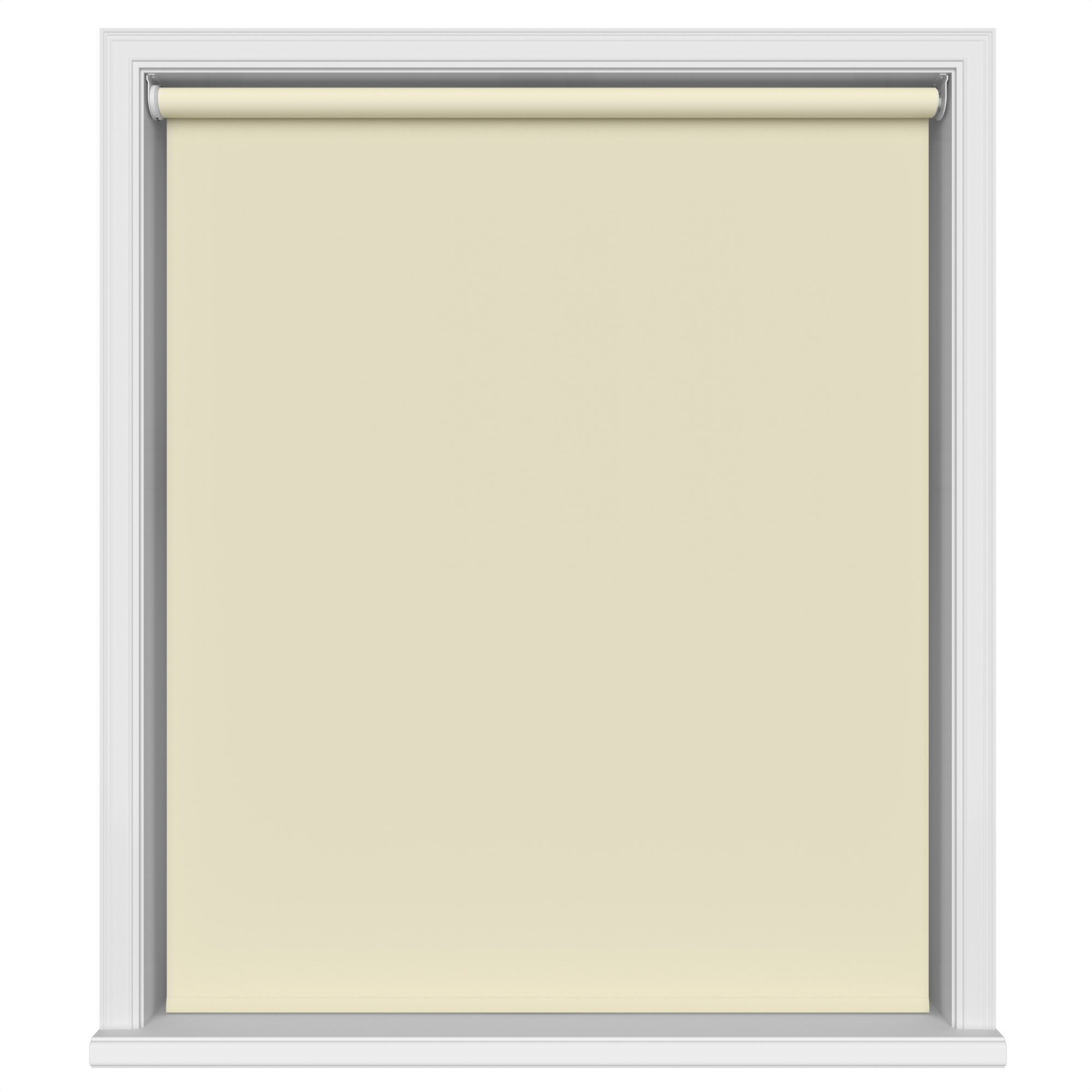 Dover Blackout Buttercream Motorised Roller Blind - Image 2