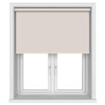Dover Blackout Soft Dove Motorised Roller Blind
