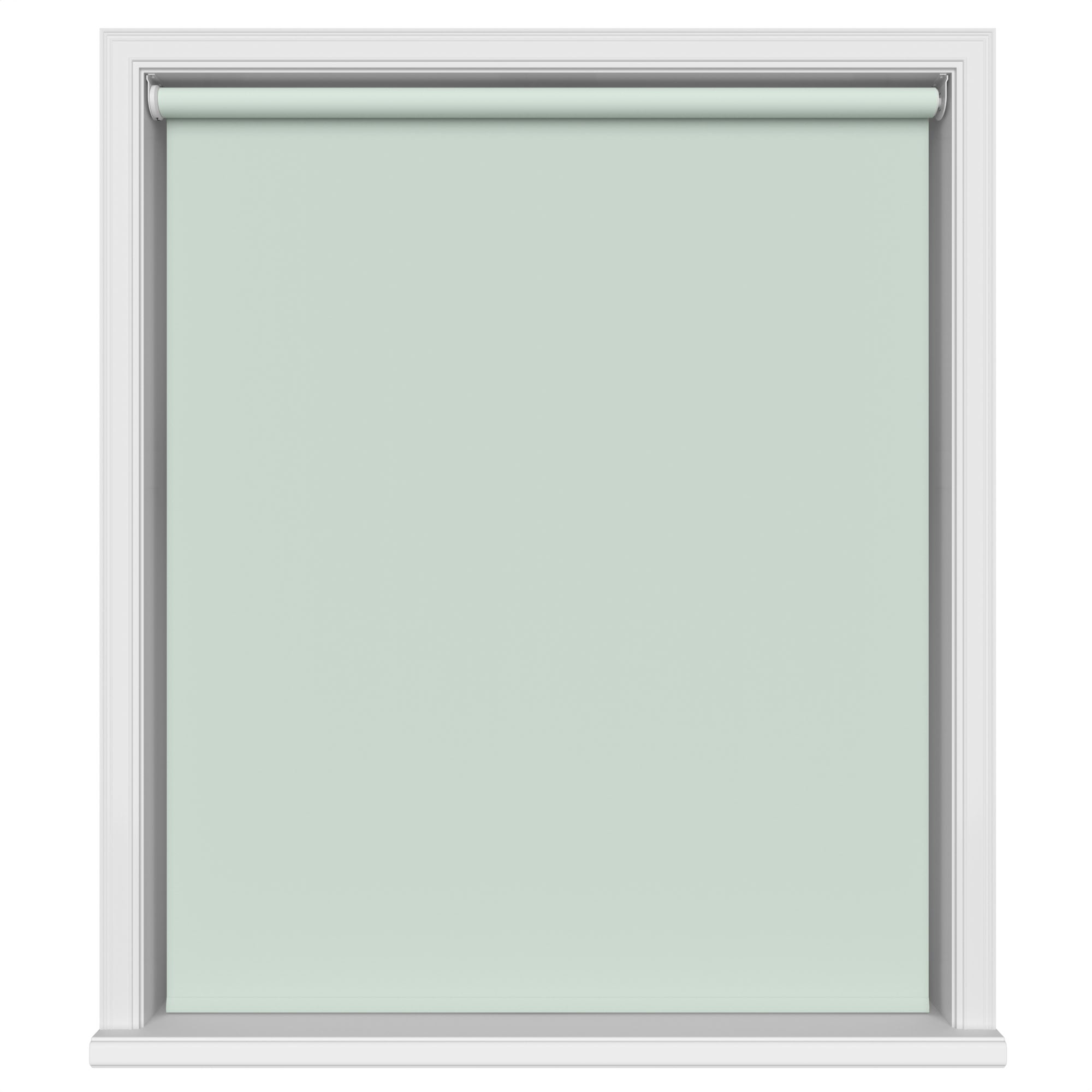 Dover Blackout Powdered Blue Motorised Roller Blind - Image 2